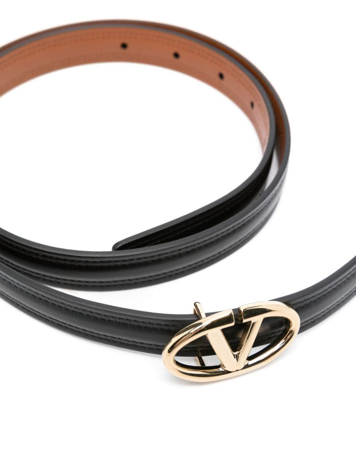Valentino Garavani Belts Leather Brown Calf