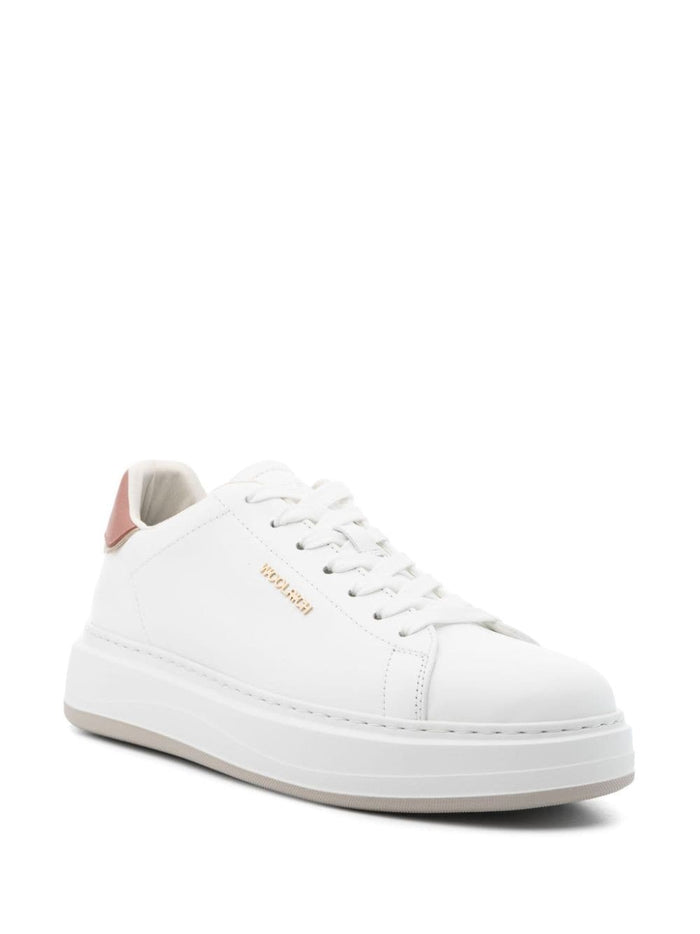 Woolrich Sneakers White Calf Leather