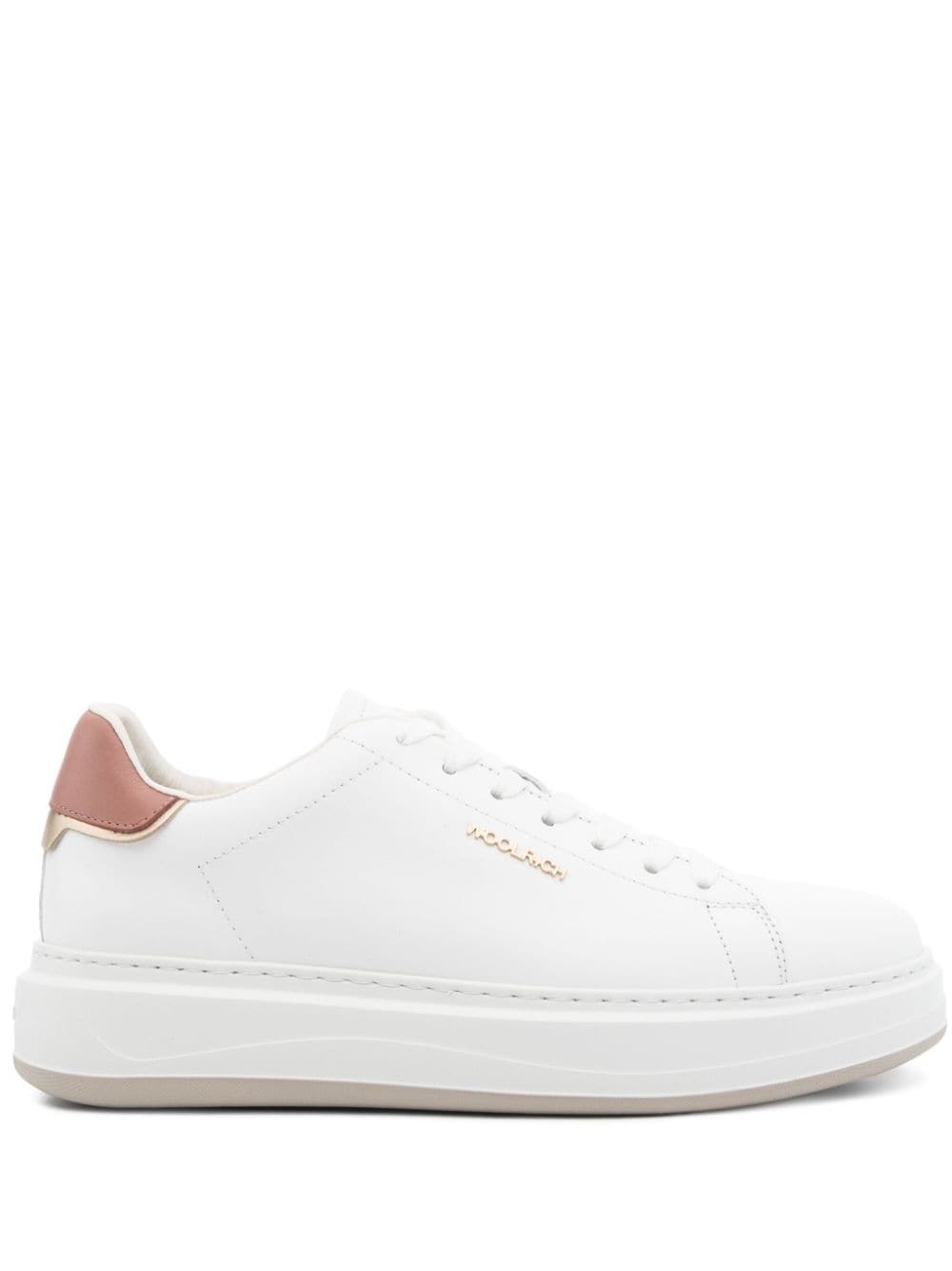 Woolrich Sneakers White Calf Leather