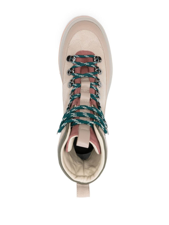 Woolrich Boots Beige Calf Leather