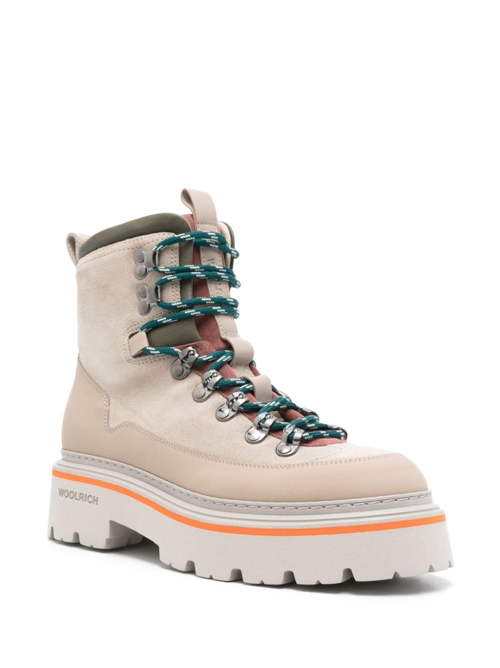 Woolrich Boots Beige Calf Leather