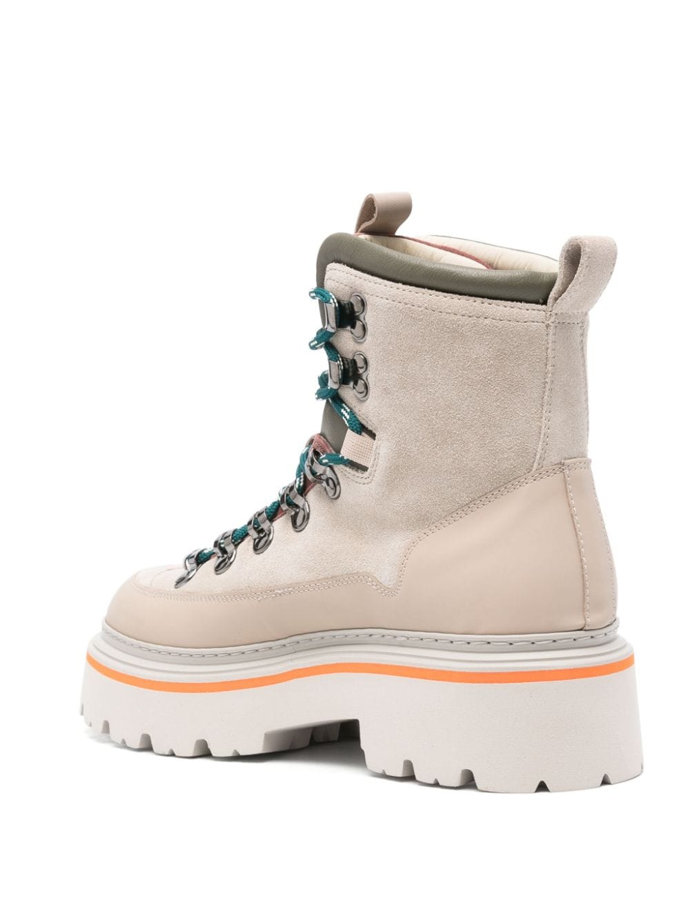 Woolrich Boots Beige Calf Leather