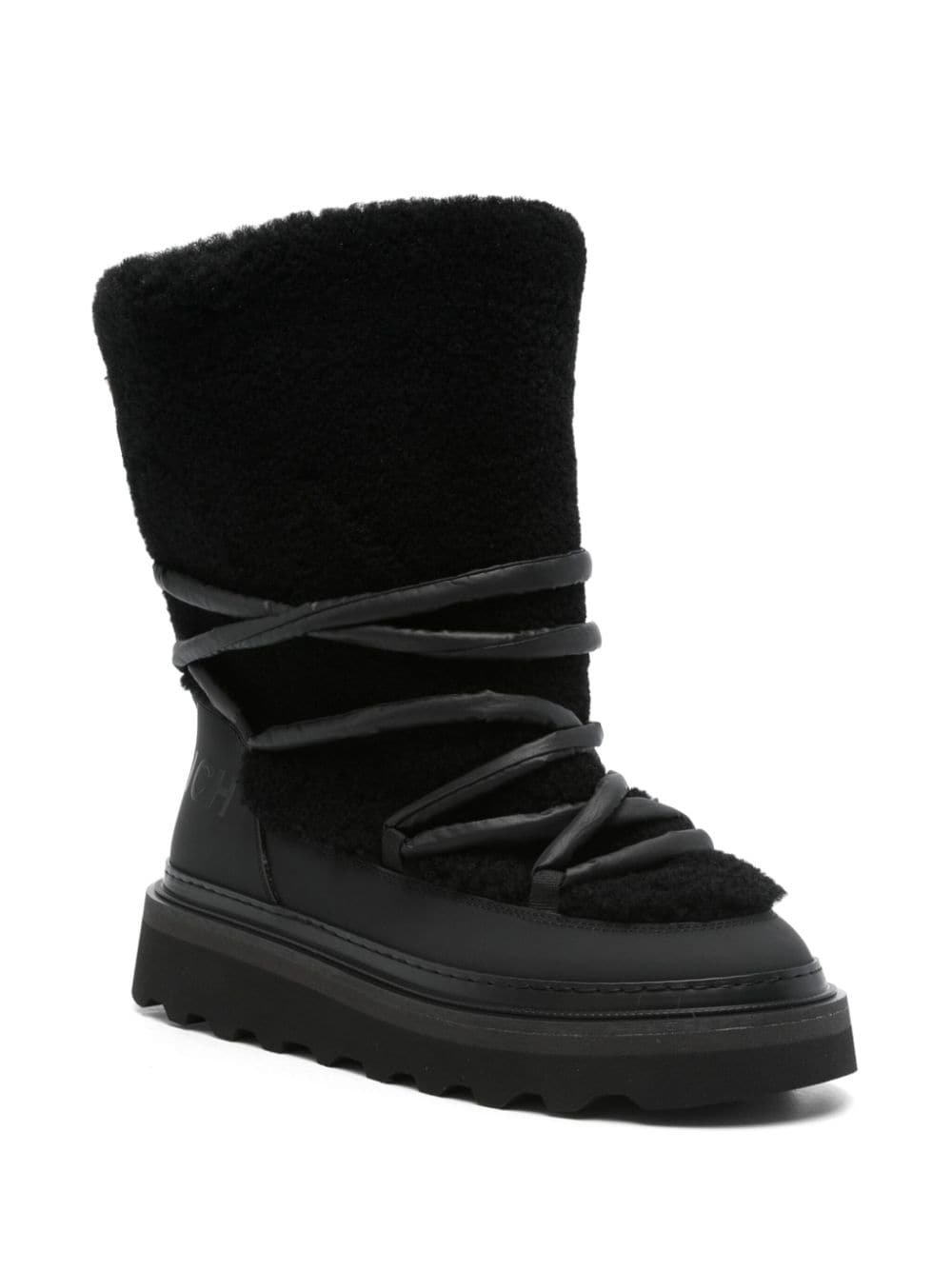 Woolrich Boots Black Shearling Calf Leather