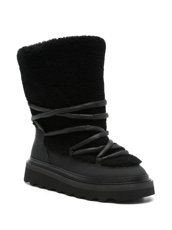 Woolrich Boots Black Shearling Calf Leather