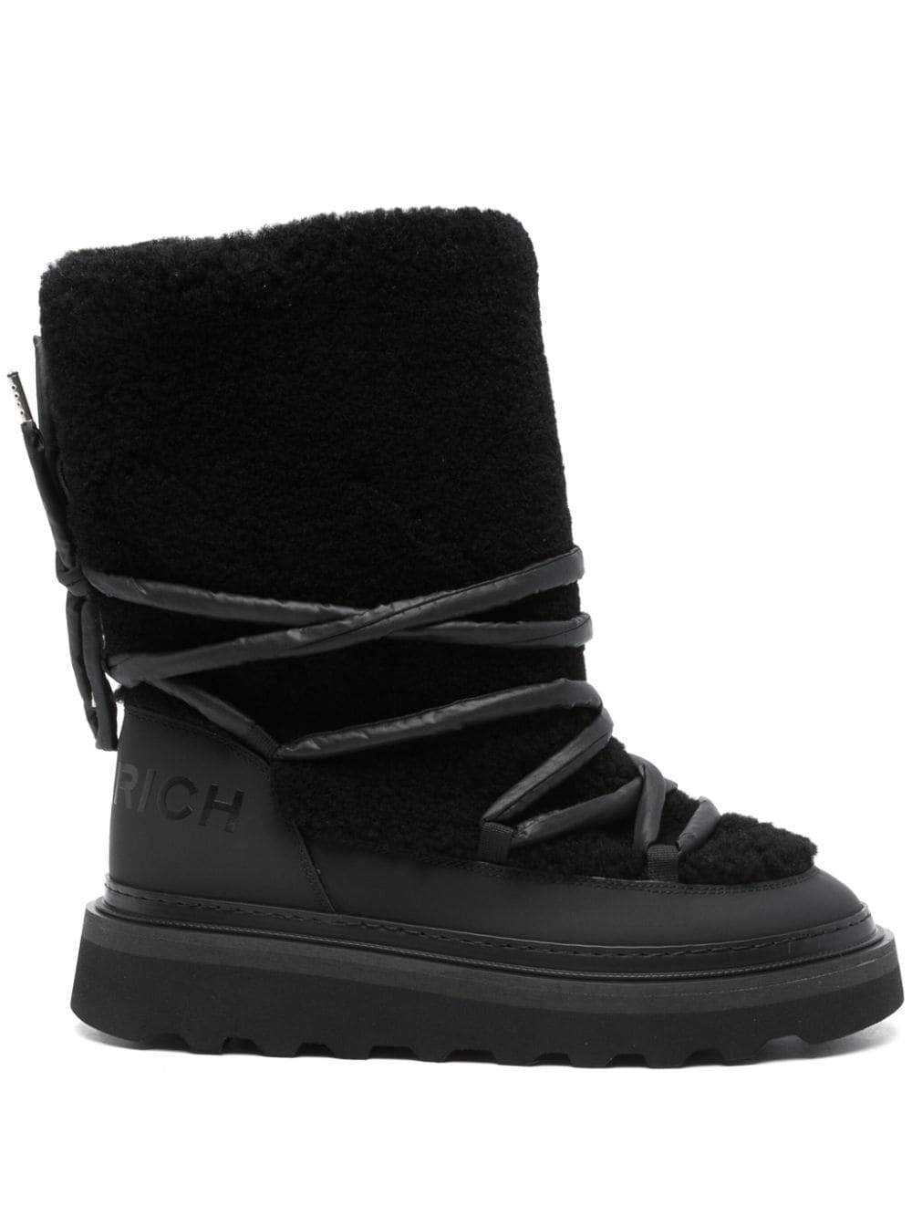 Woolrich Boots Black Shearling Calf Leather