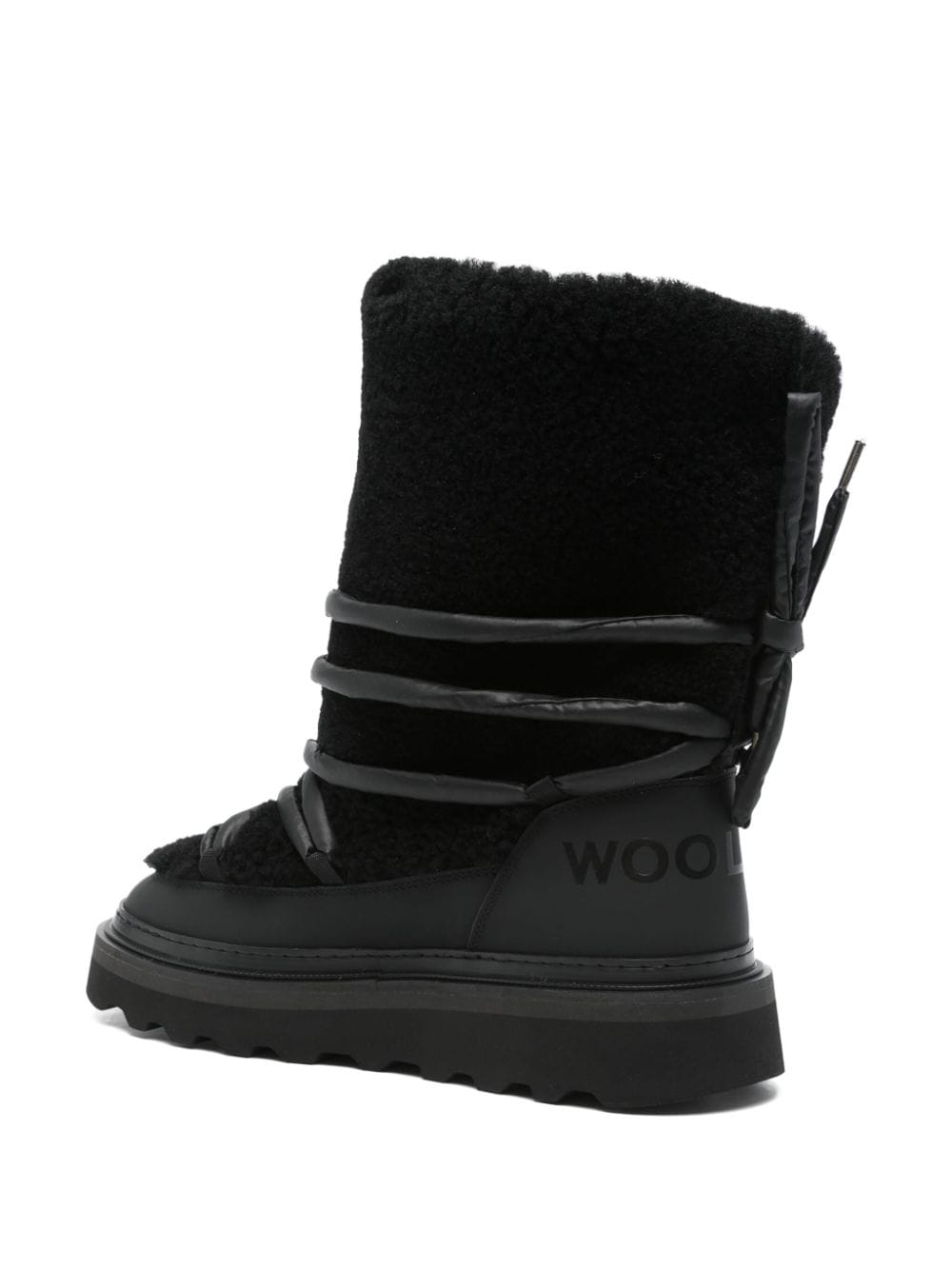 Woolrich Boots Black Shearling Calf Leather