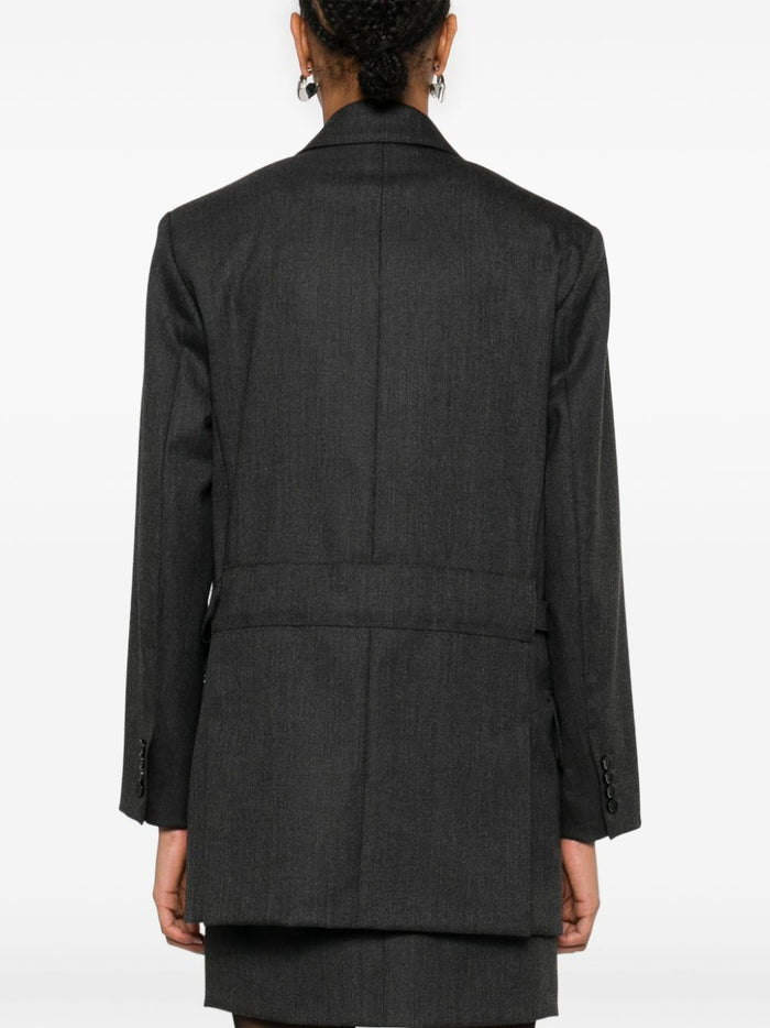 Max Mara Jackets Grey Virgin Wool