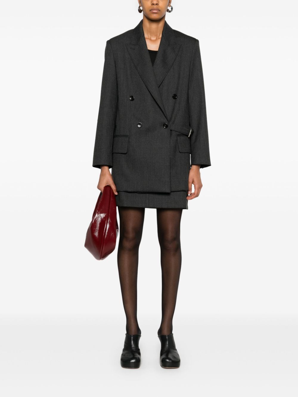 Max Mara Jackets Grey Virgin Wool