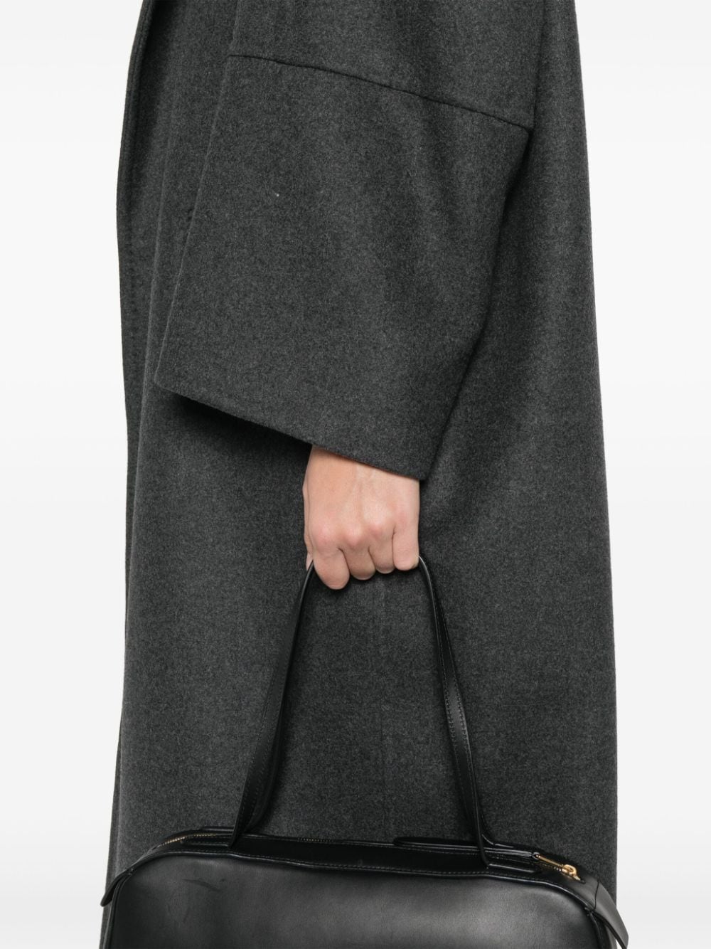 Max Mara Coats Grey Virgin Wool