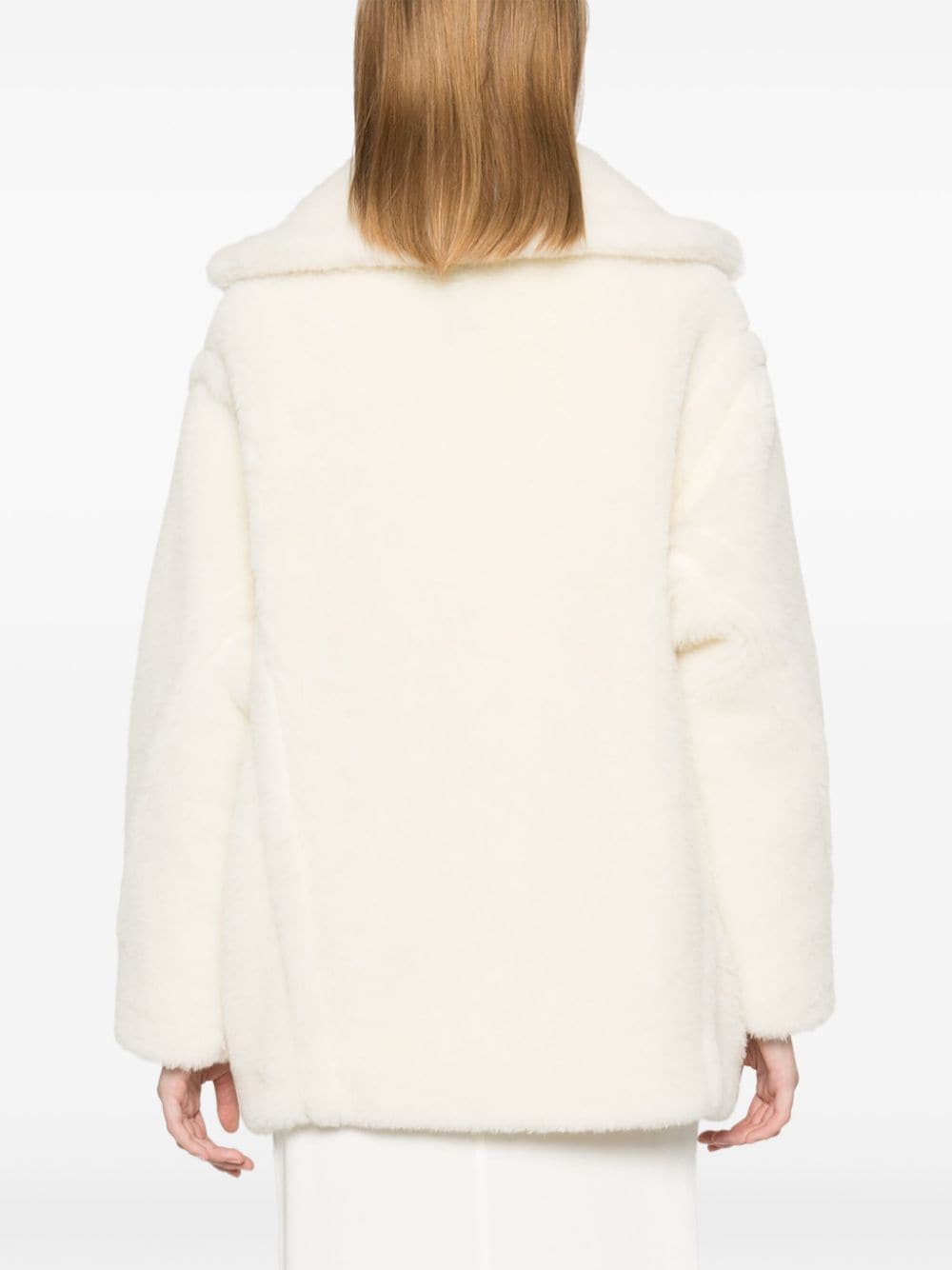 Max Mara Coats White Outer: Alpaca