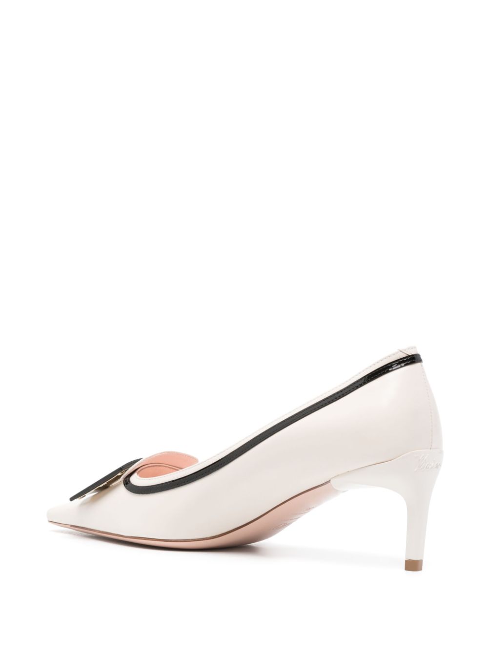 Roger Vivier With Heel White Calf Leather
