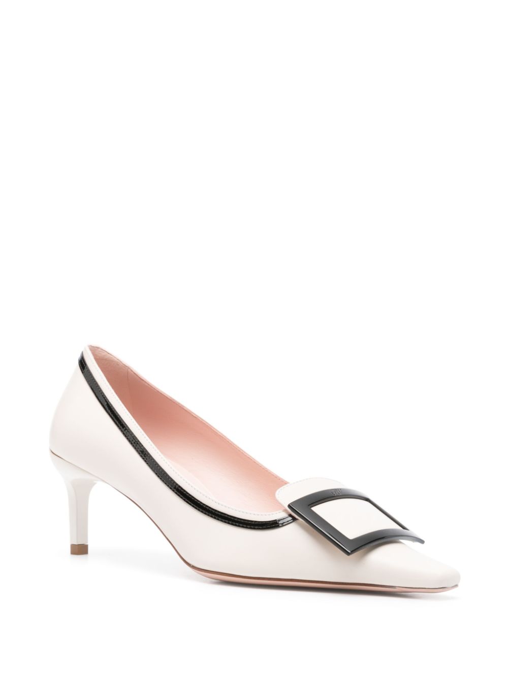 Roger Vivier With Heel White Calf Leather