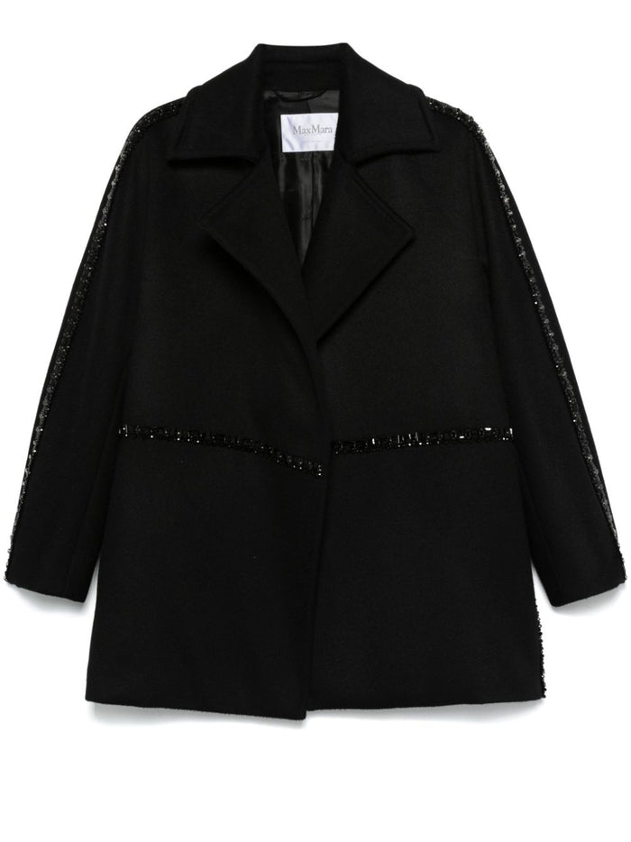 Max Mara Coats Black Camel Hair