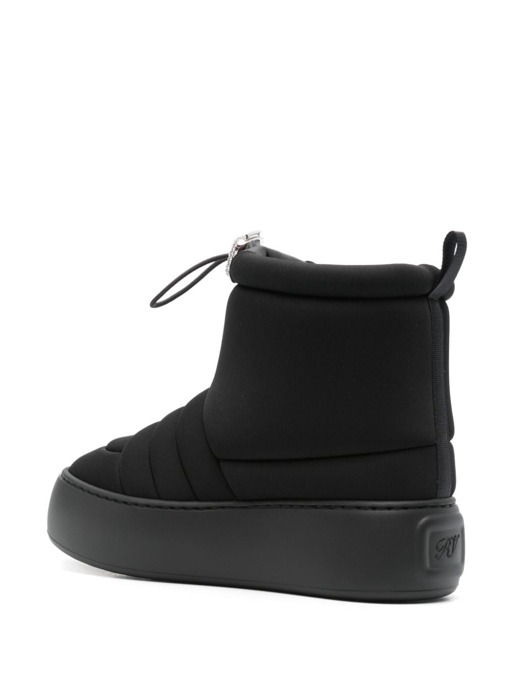 Roger Vivier Boots Black Nylon
