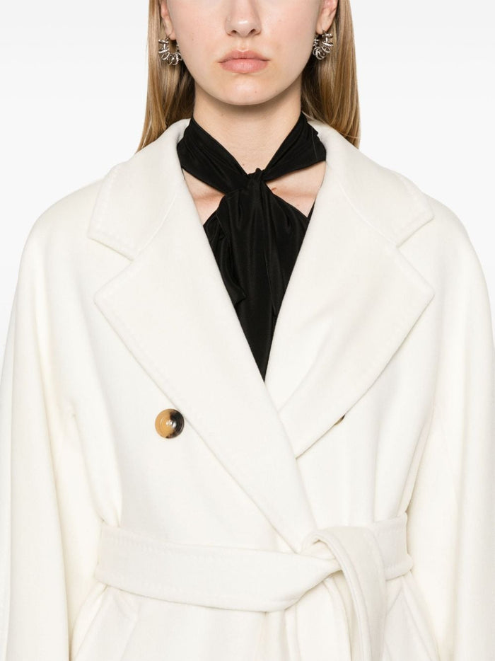Max Mara Coats White Wool