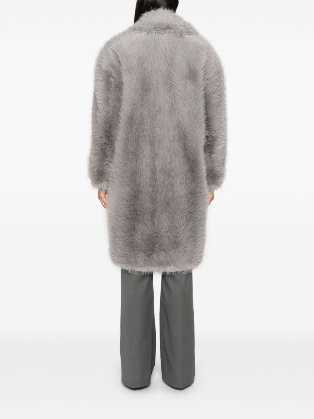 Sportmax Coats Grey Polyester