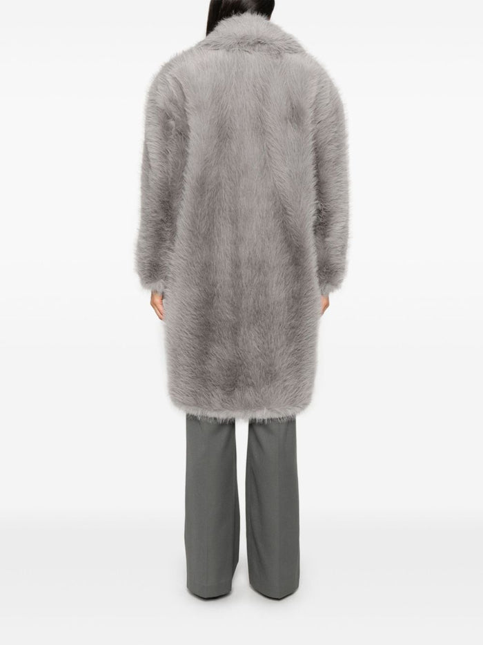 Sportmax Coats Grey Polyester