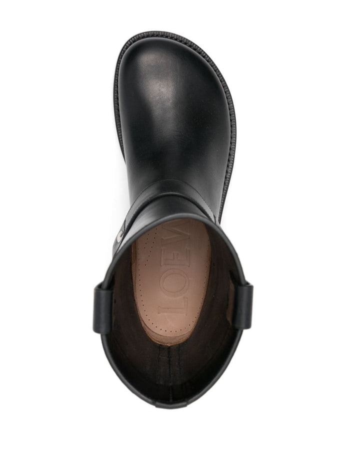 Loewe Boots Black Calf Leather