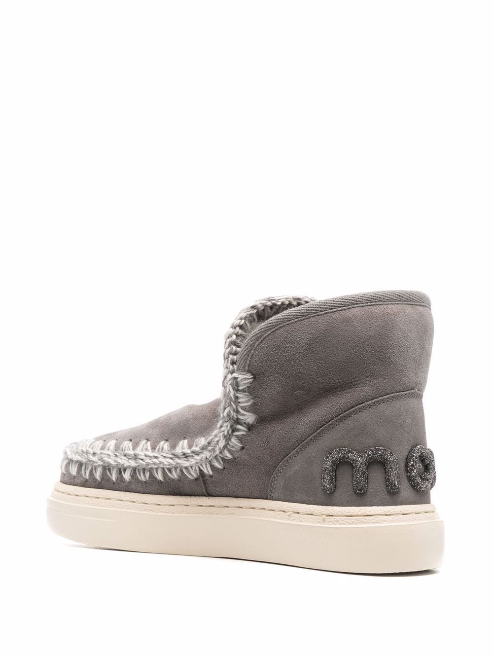 Mou Boots Grey Suede