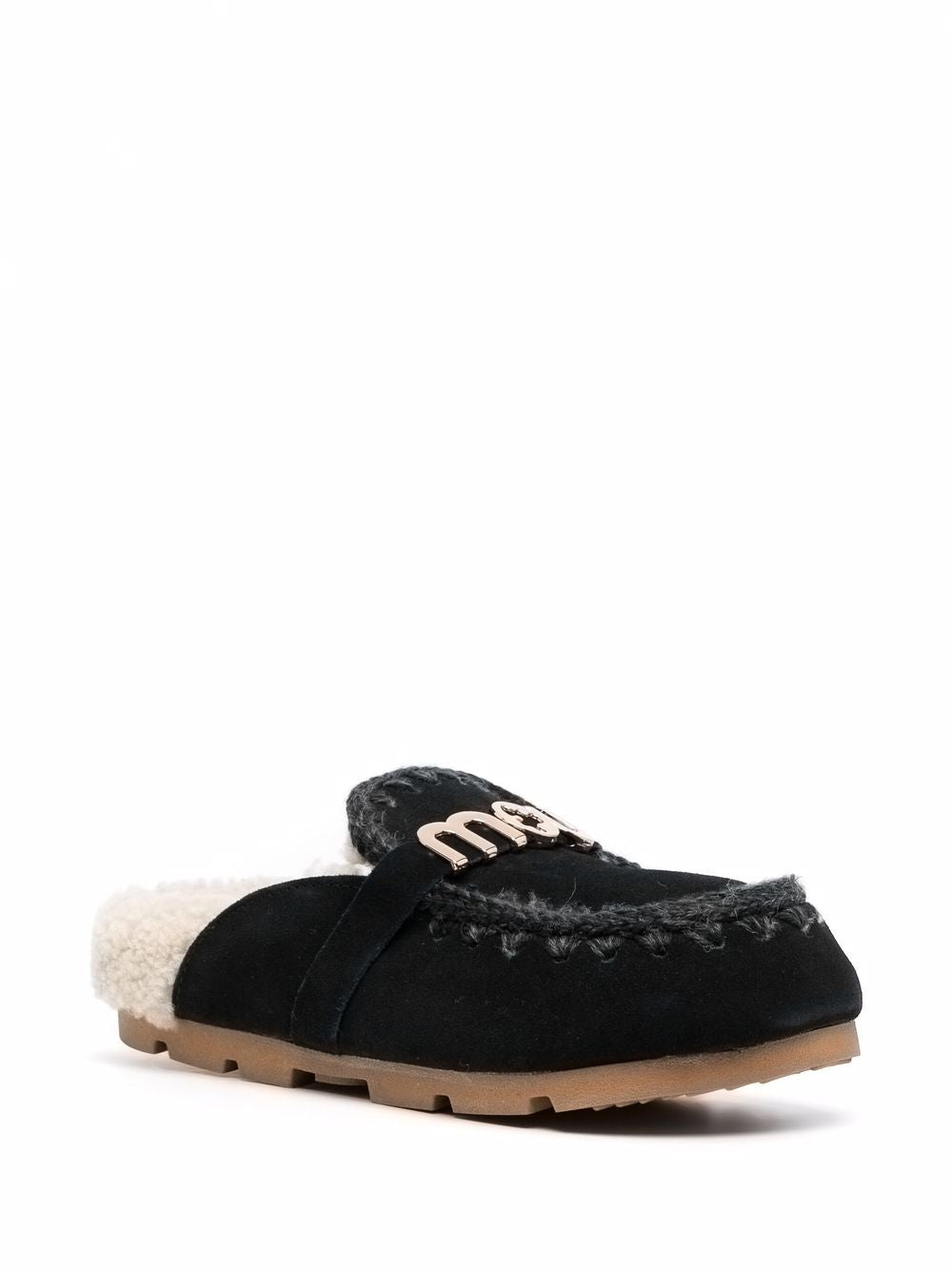 Mou Sandals Black Suede