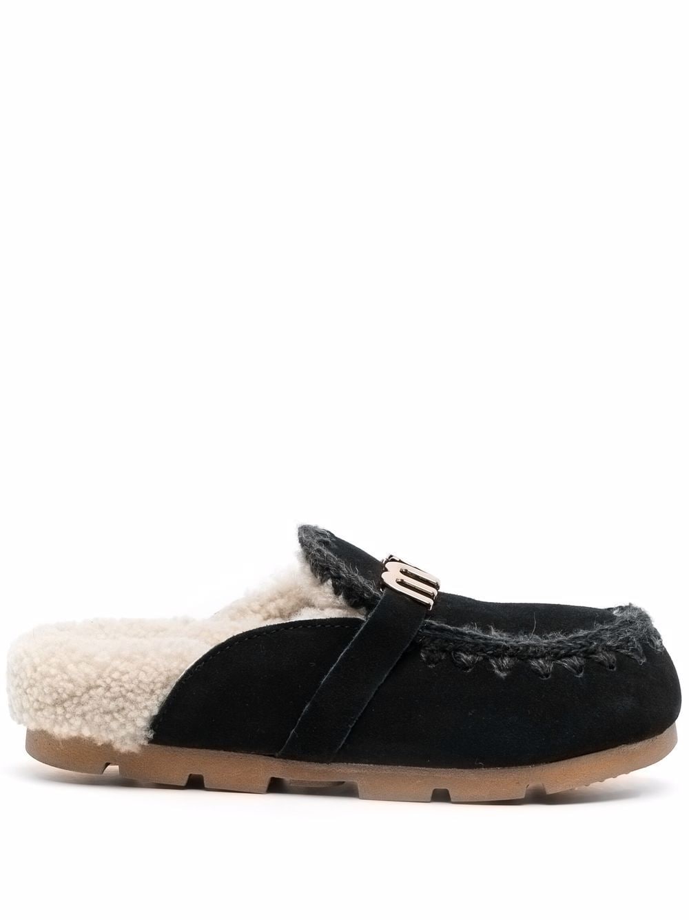 Mou Sandals Black Suede