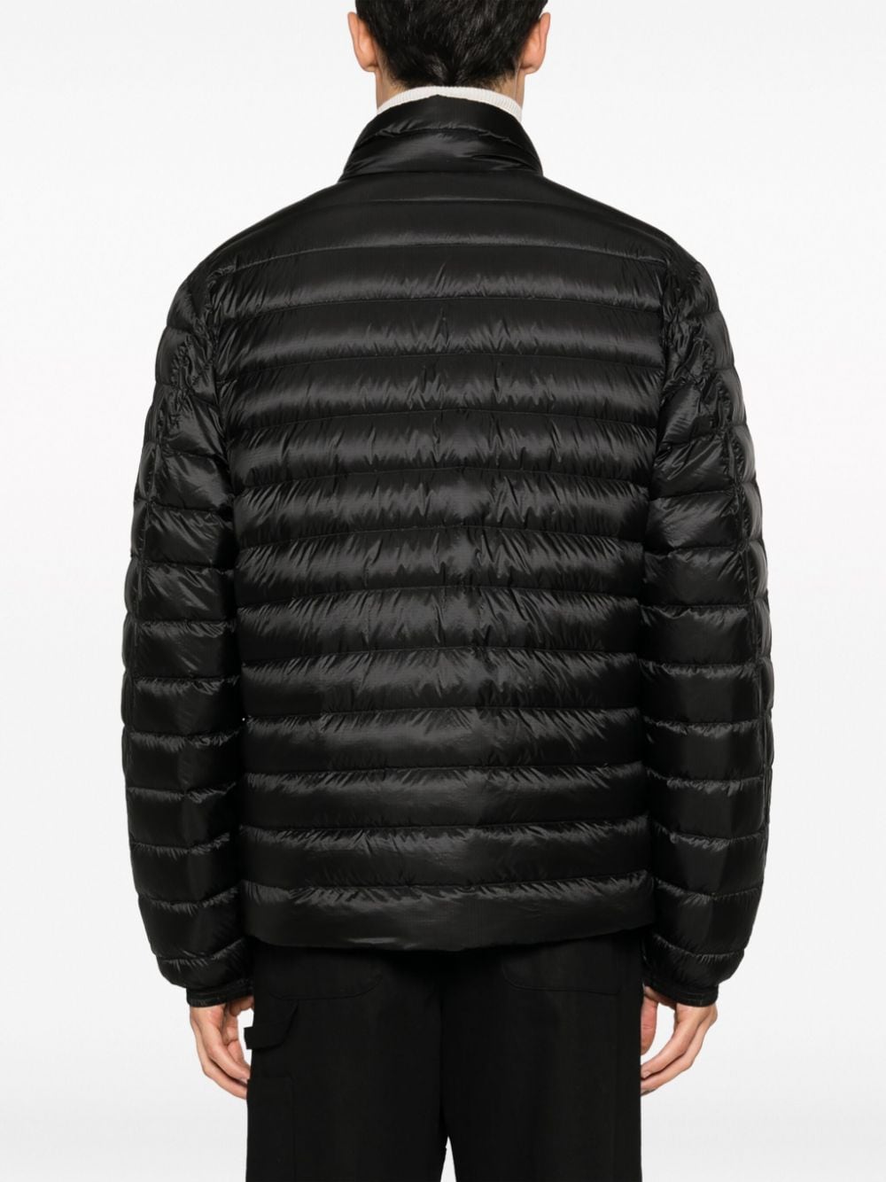 C.p. Company Coats Black Polyamide