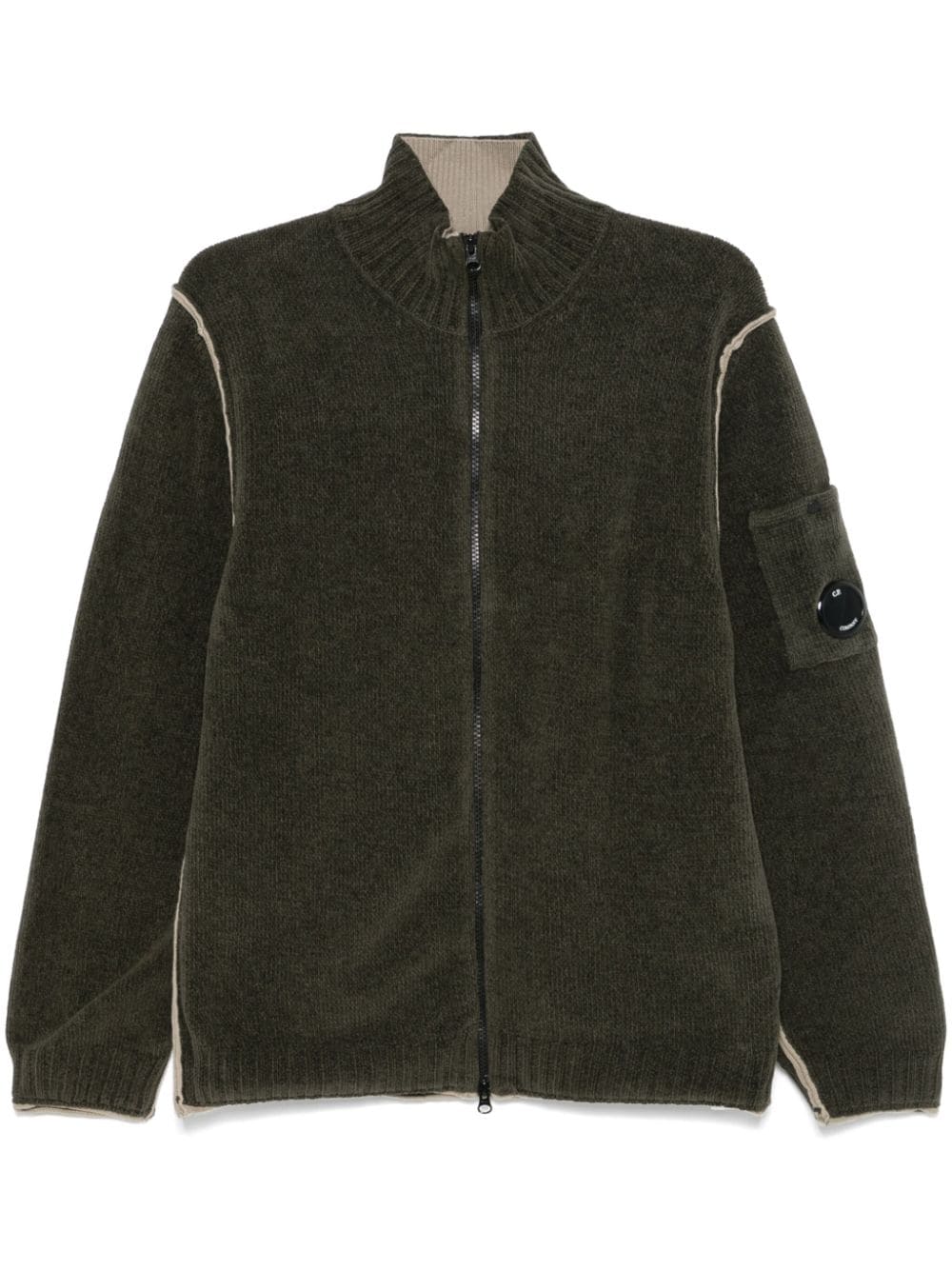C.p. Company Sweaters Green Cotton