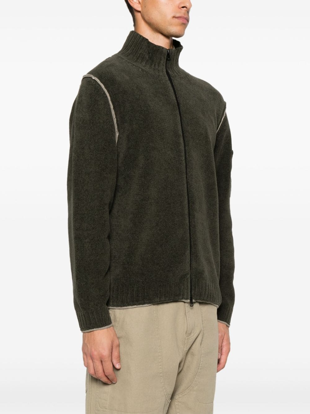 C.p. Company Sweaters Green Cotton