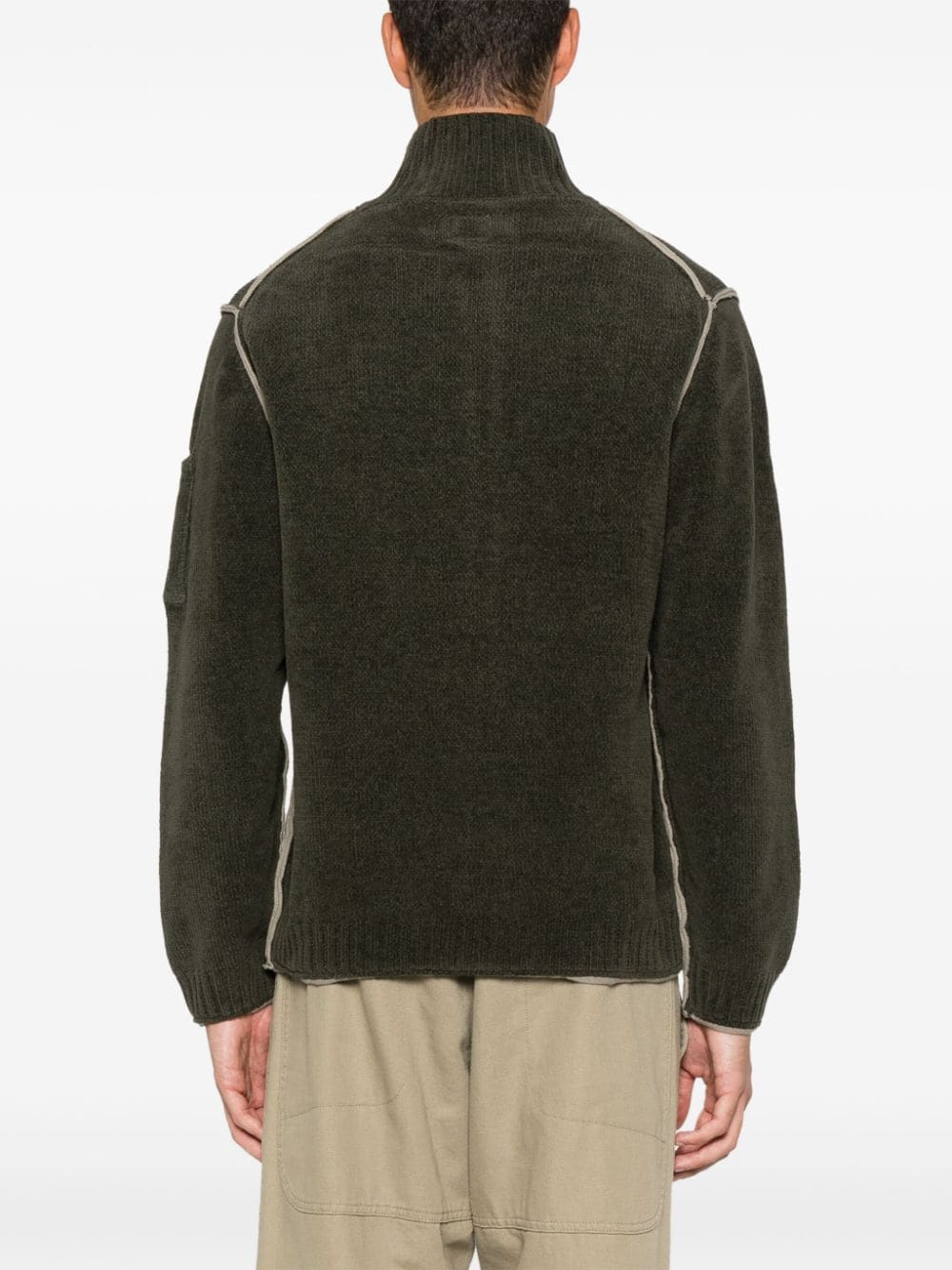 C.p. Company Sweaters Green Cotton