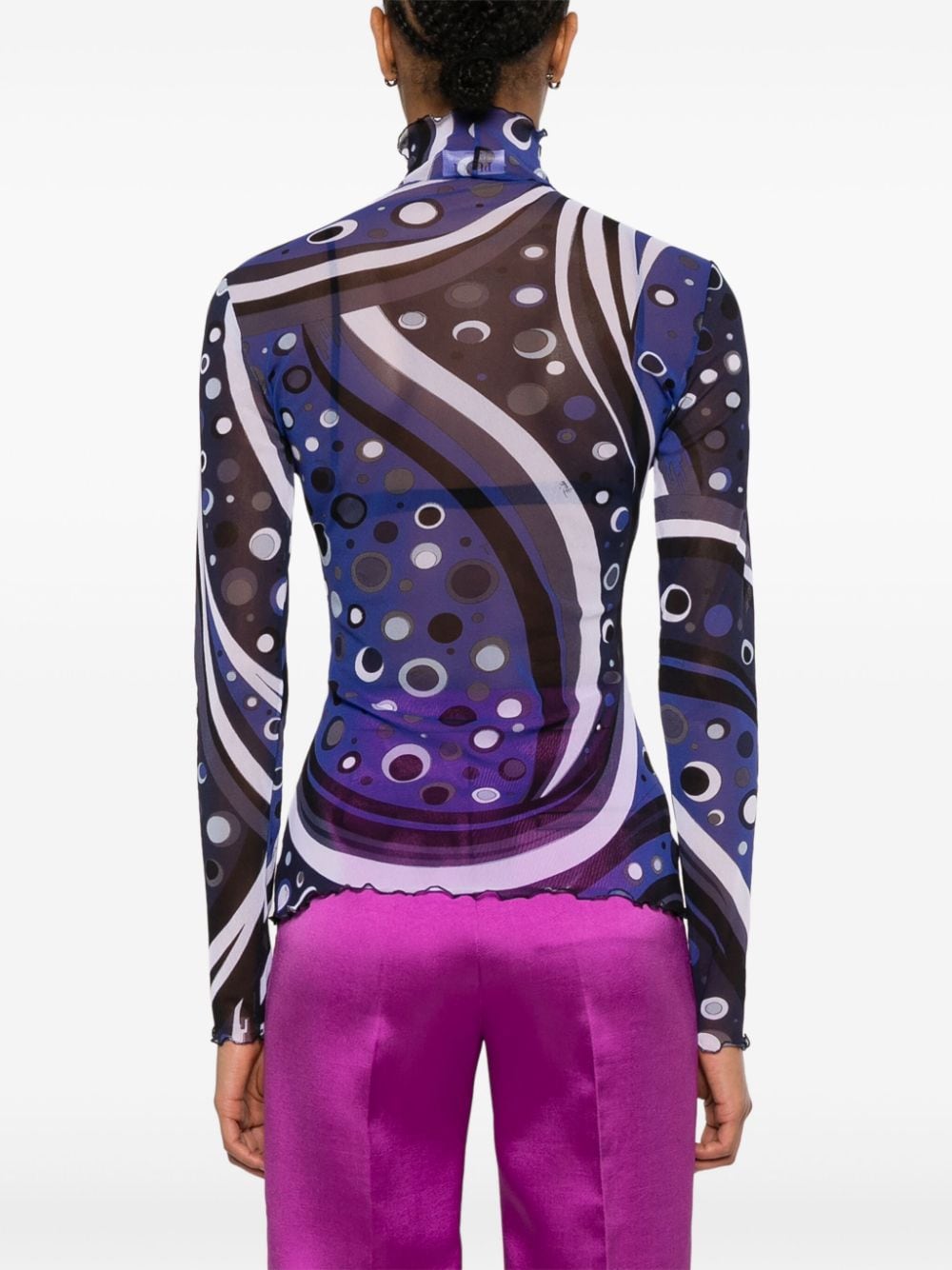 Pucci Sweaters Blue Polyammide