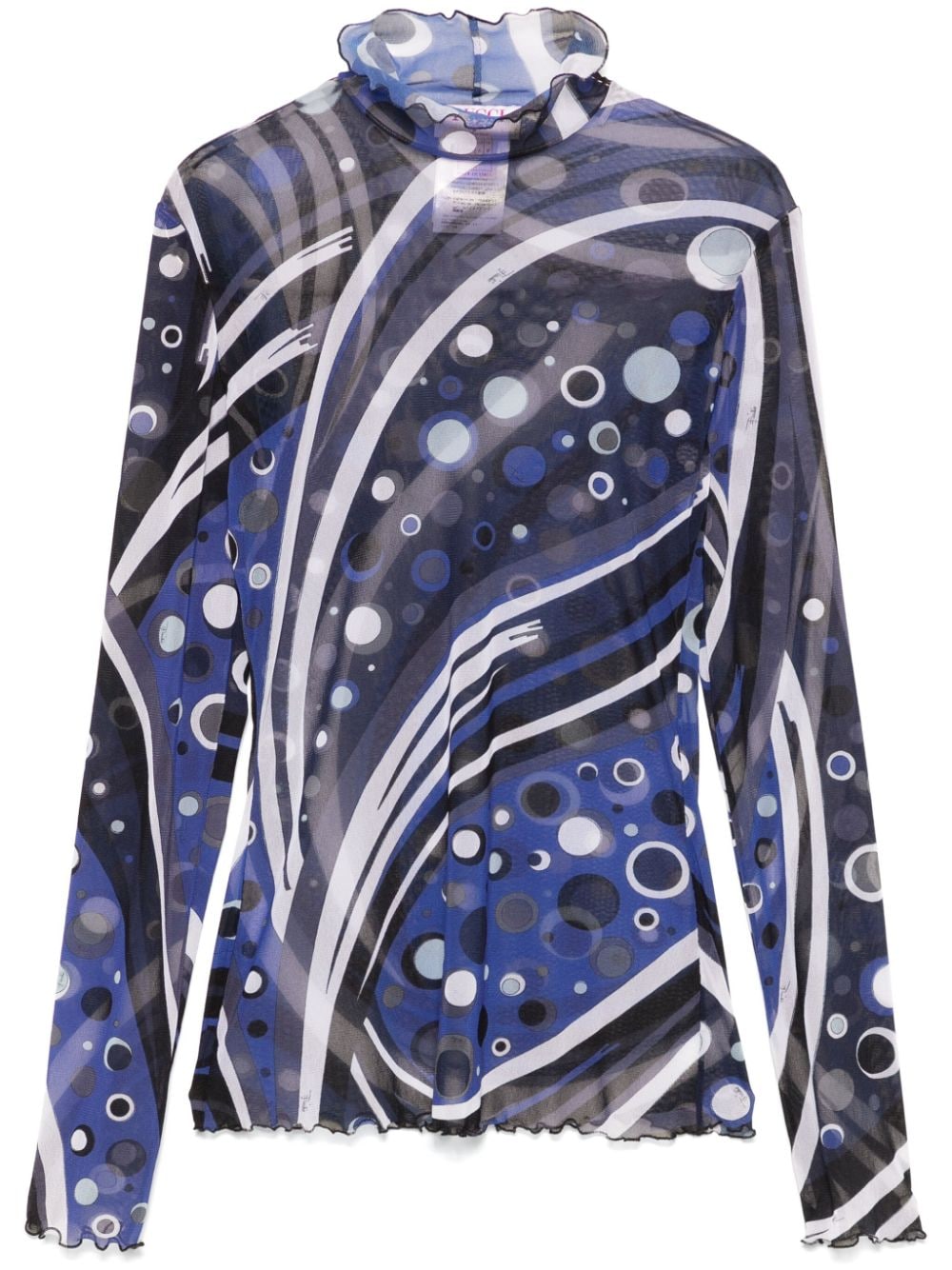 Pucci Sweaters Blue Polyammide