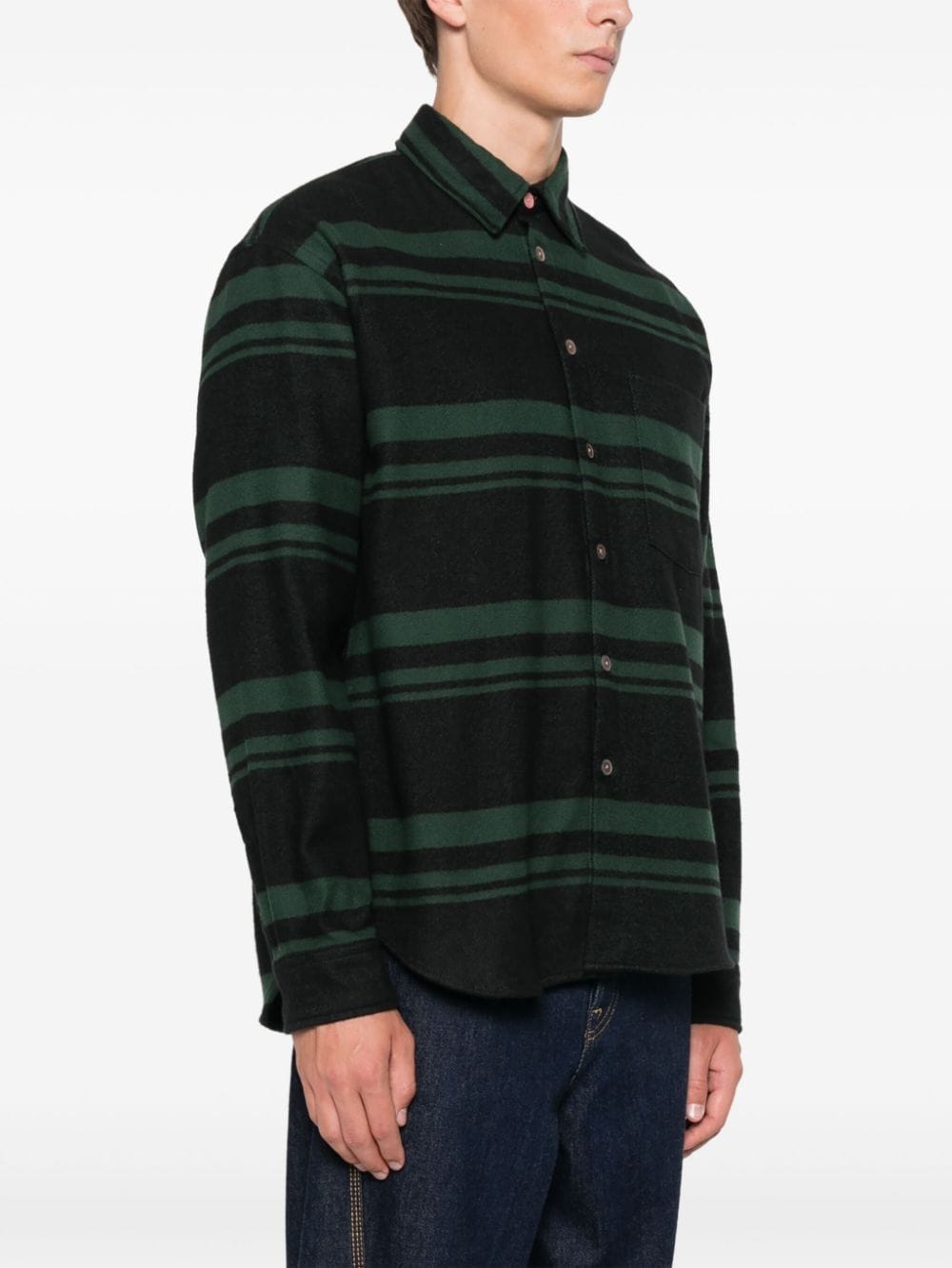 Paul Smith Shirts Green Wool