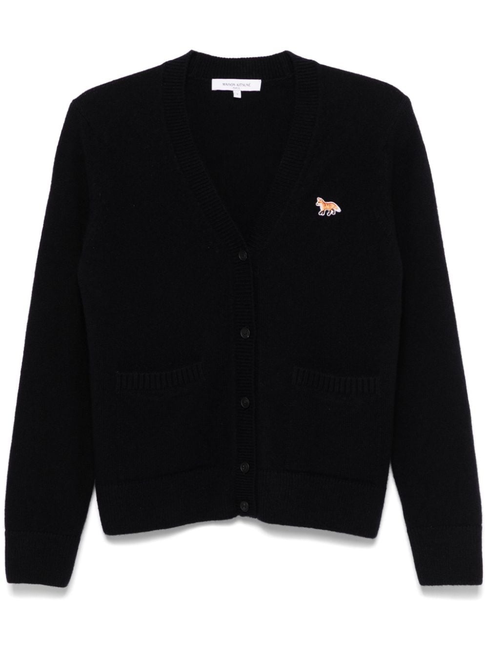 Maison Kitsune Sweaters Blue Wool