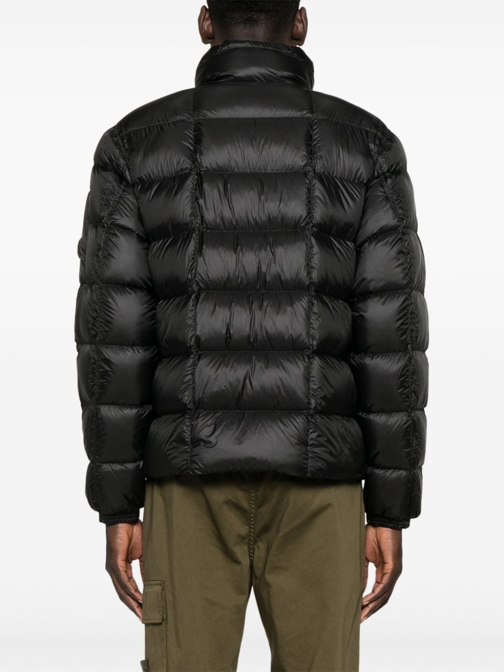 C.p. Company Coats Black Polyamide