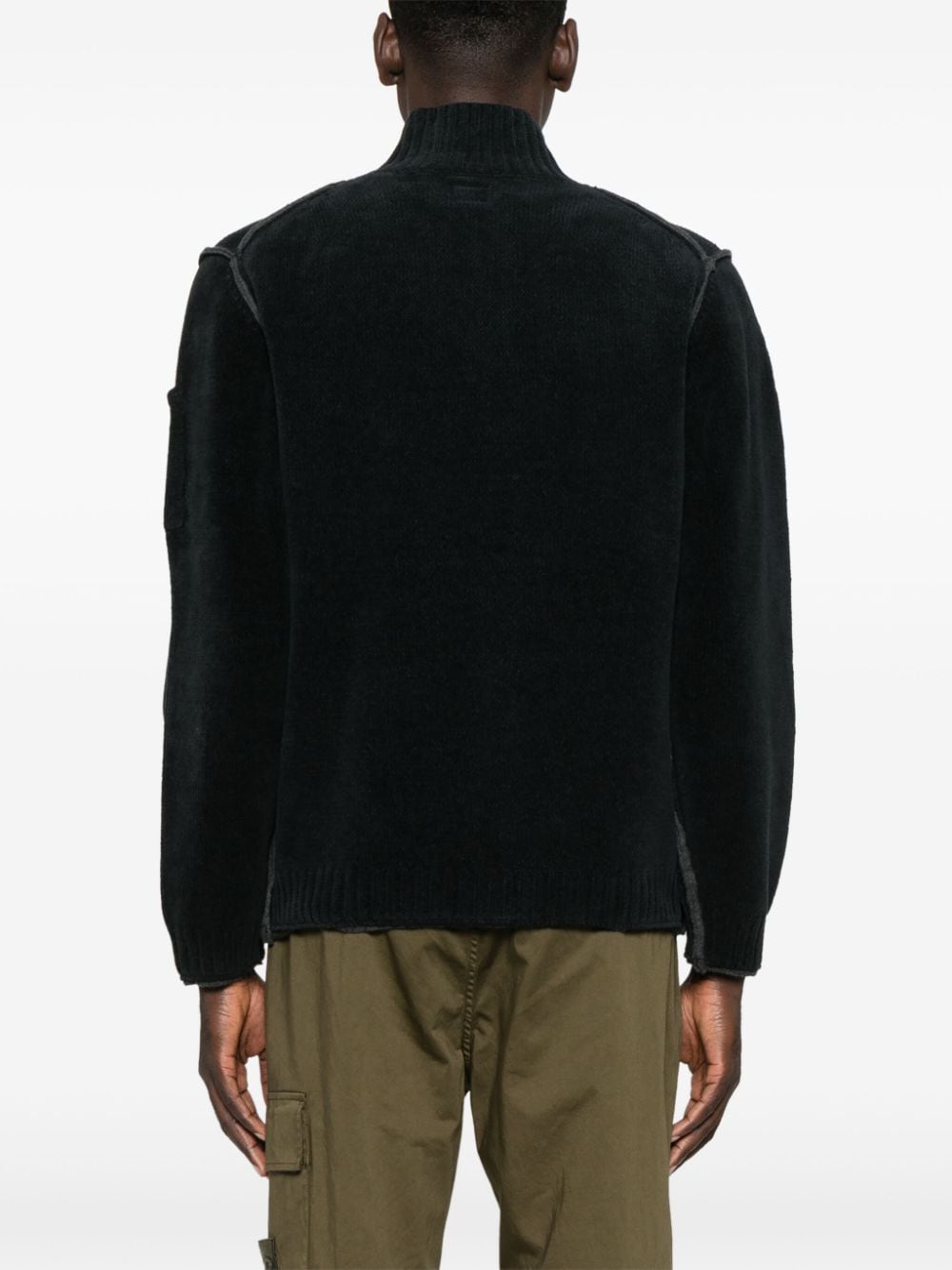 C.p. Company Sweaters Black Cotton