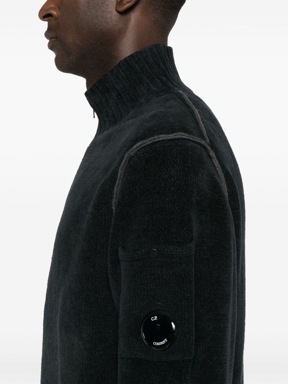 C.p. Company Sweaters Black Cotton