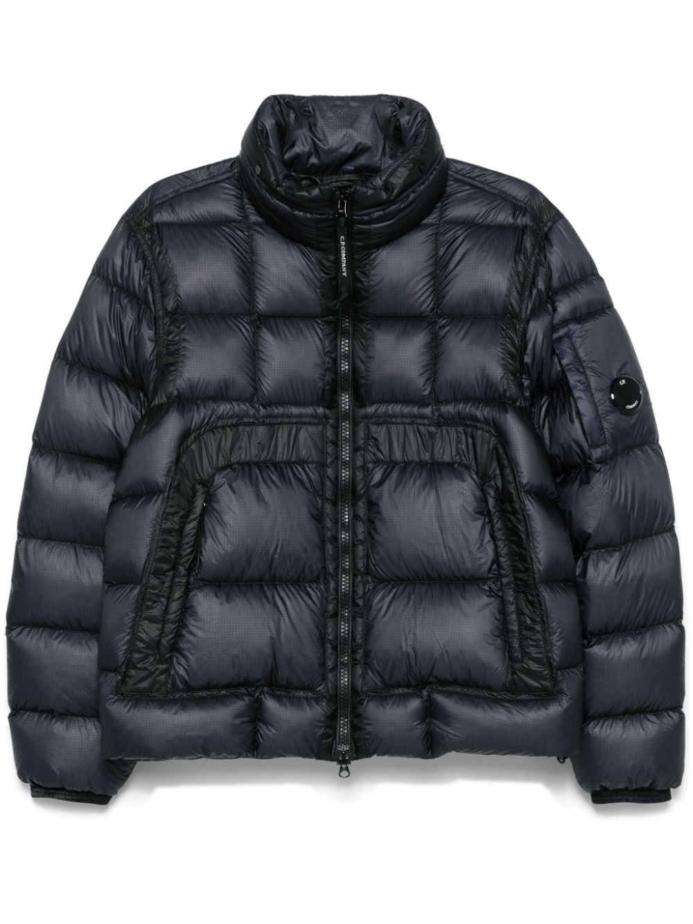 C.p. Company Coats Blue Polyamide