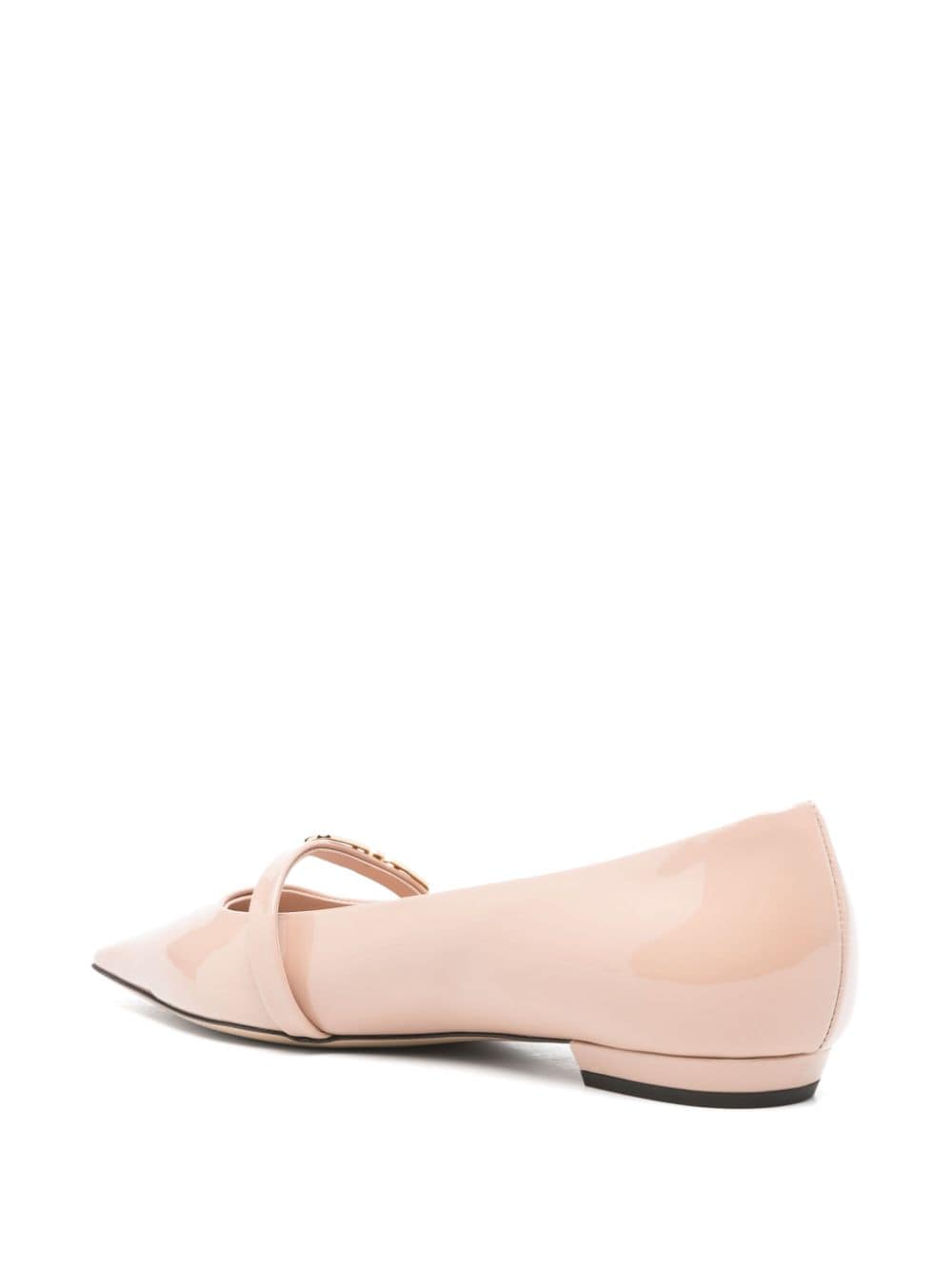 Emporio Armani Exclusive Flat Shoes Cipria Calf Leather