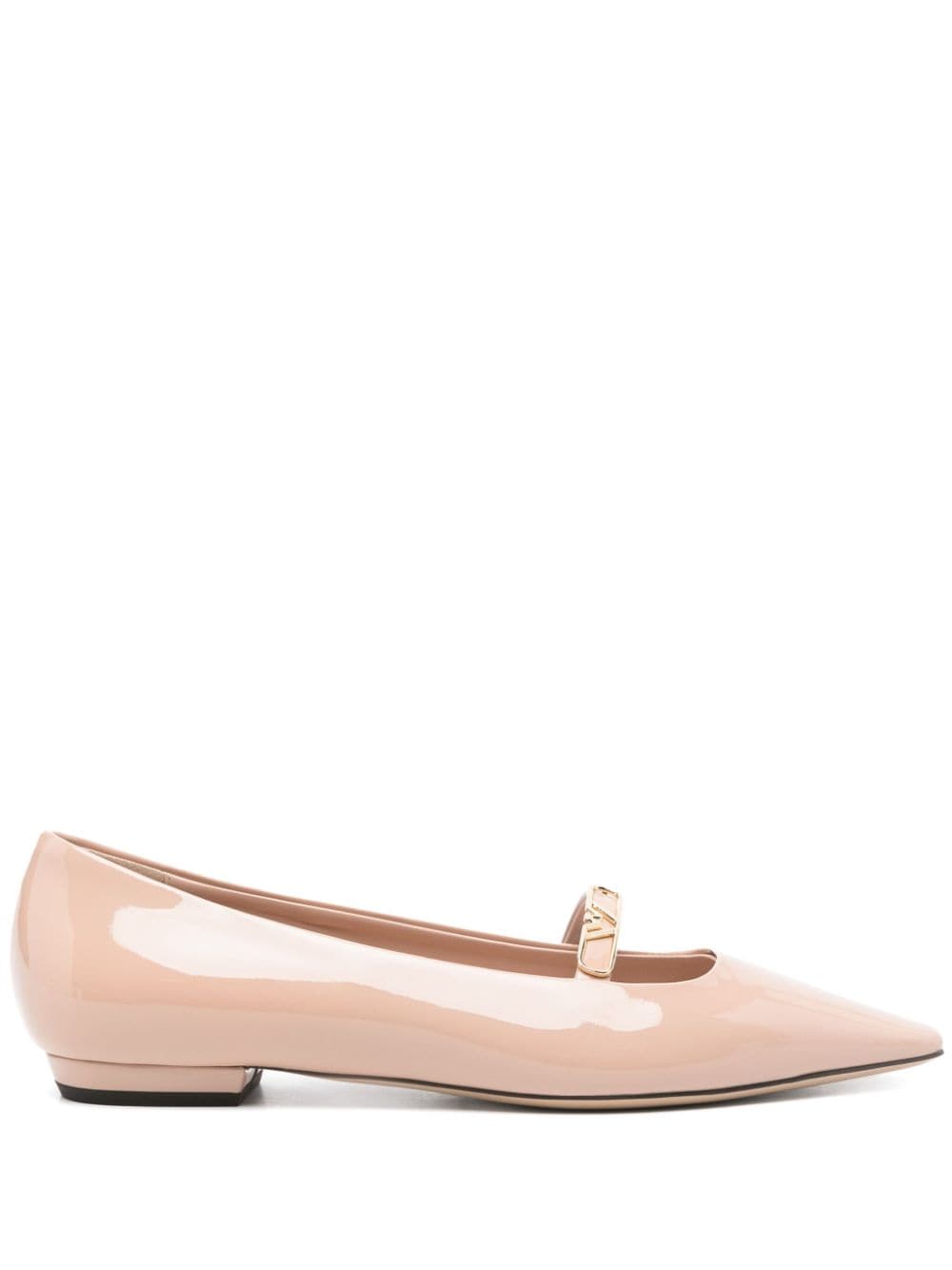 Emporio Armani Exclusive Flat Shoes Cipria Calf Leather