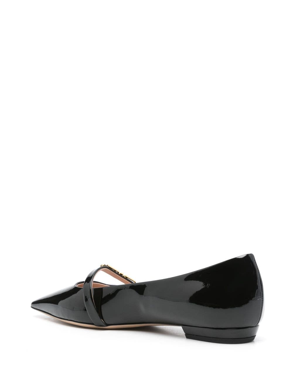Emporio Armani Exclusive Flat Shoes Nero Calf Leather