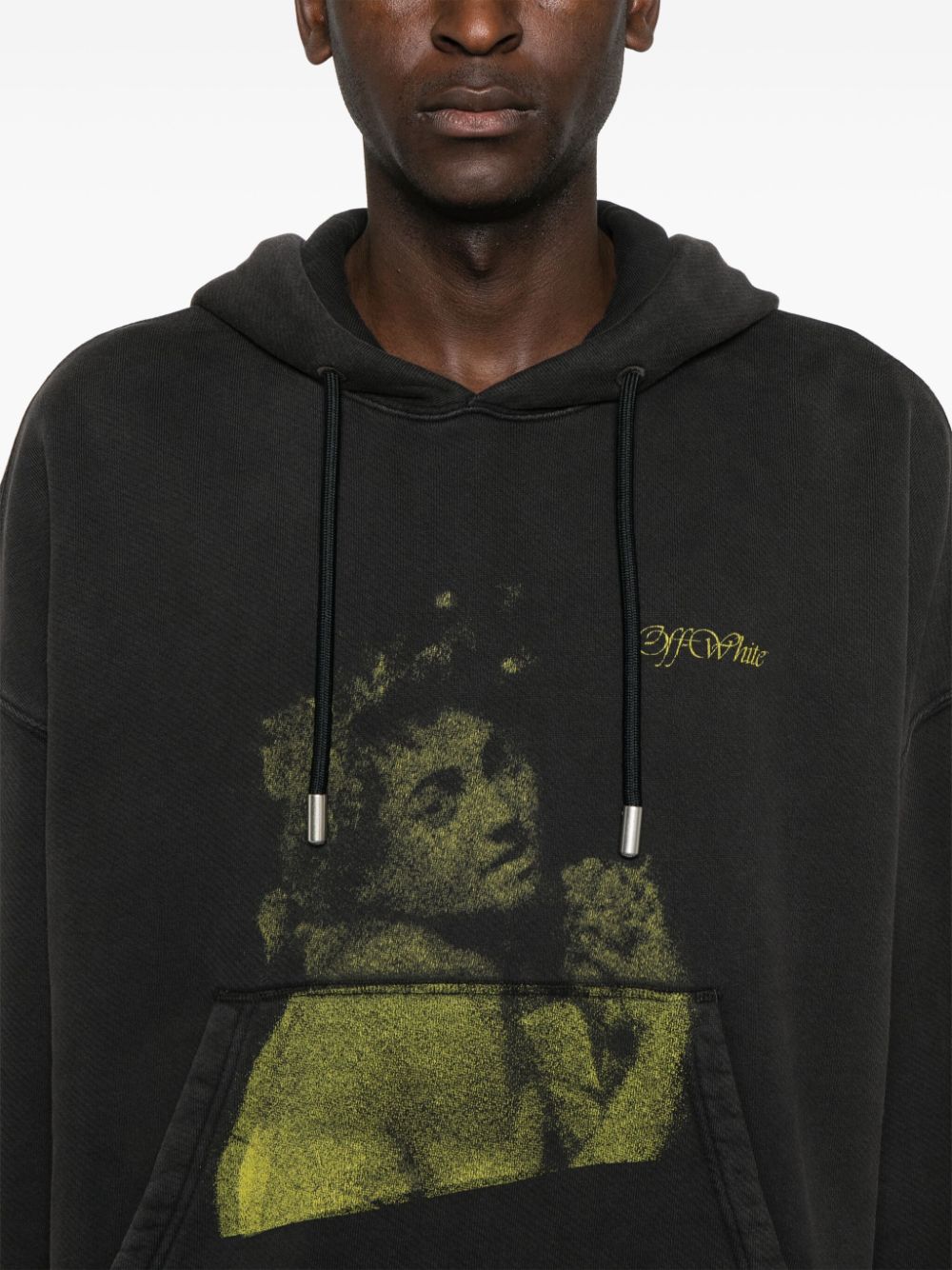 Off White Sweaters Black Cotton