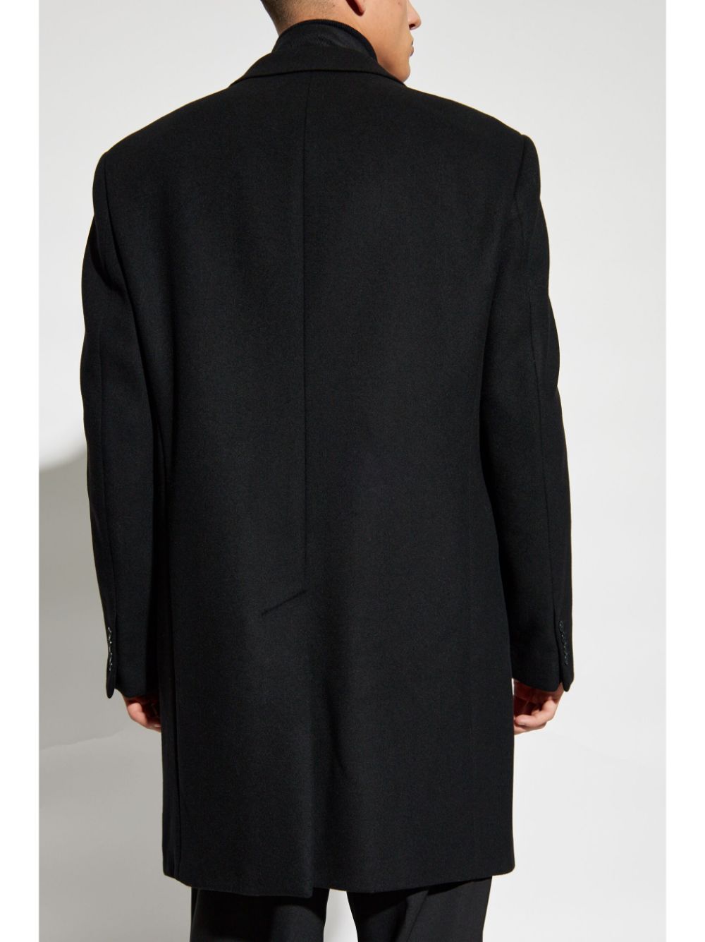Emporio Armani Coats Nero Outer: Virgin Wool