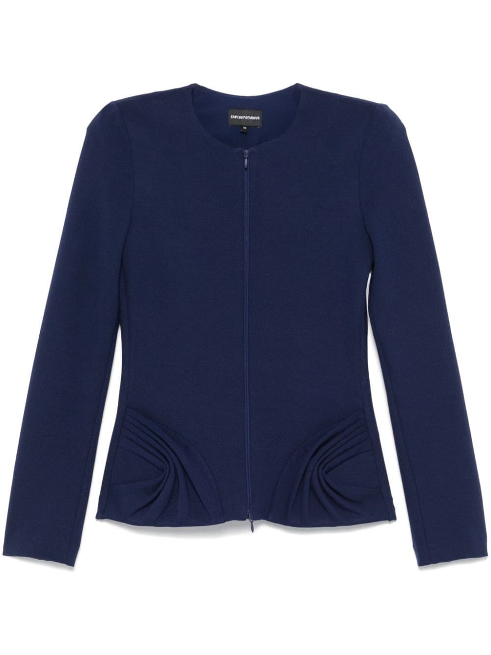 Emporio Armani Jackets Blu Scuro Viscose