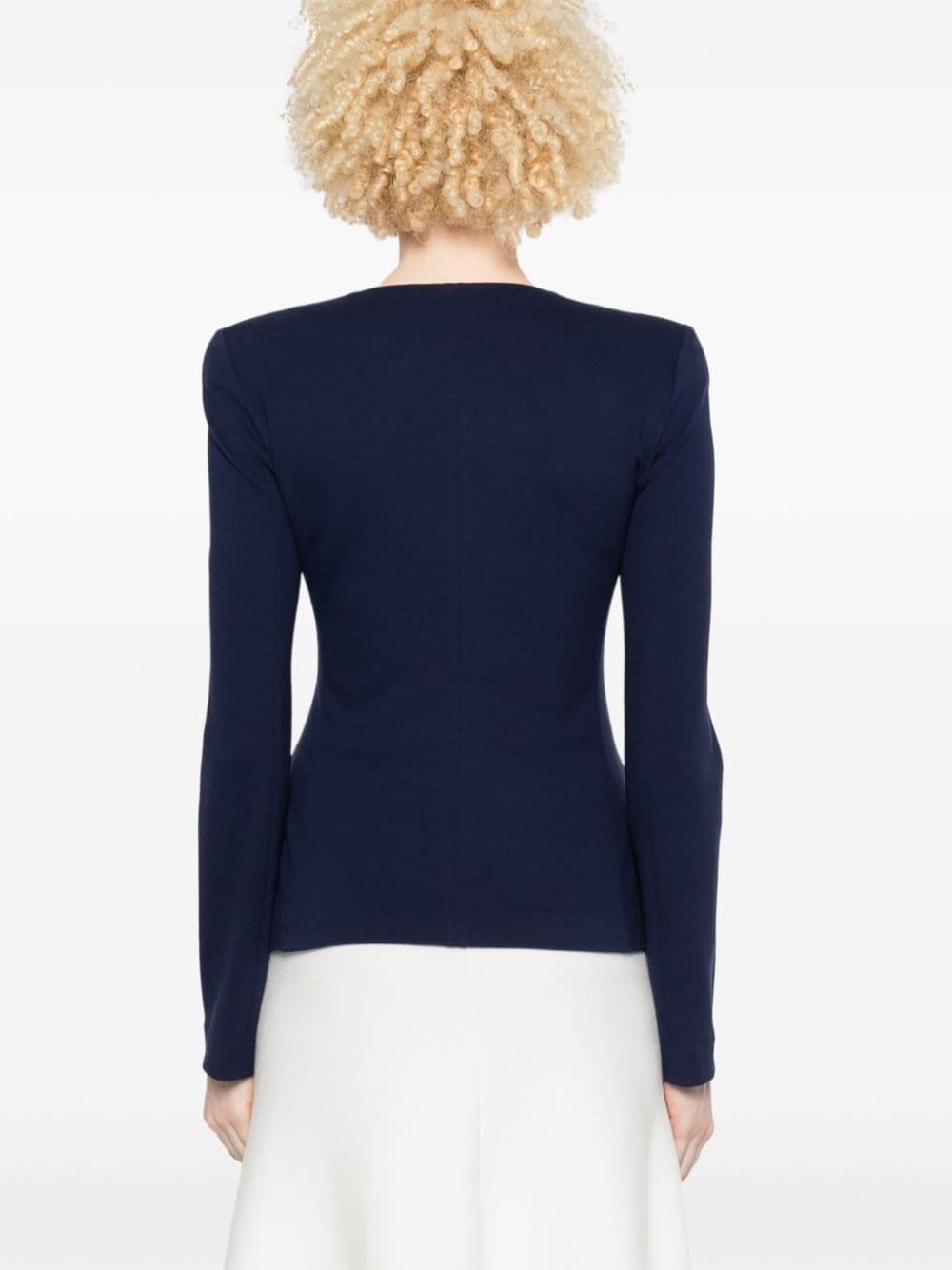 Emporio Armani Jackets Blu Scuro Viscose