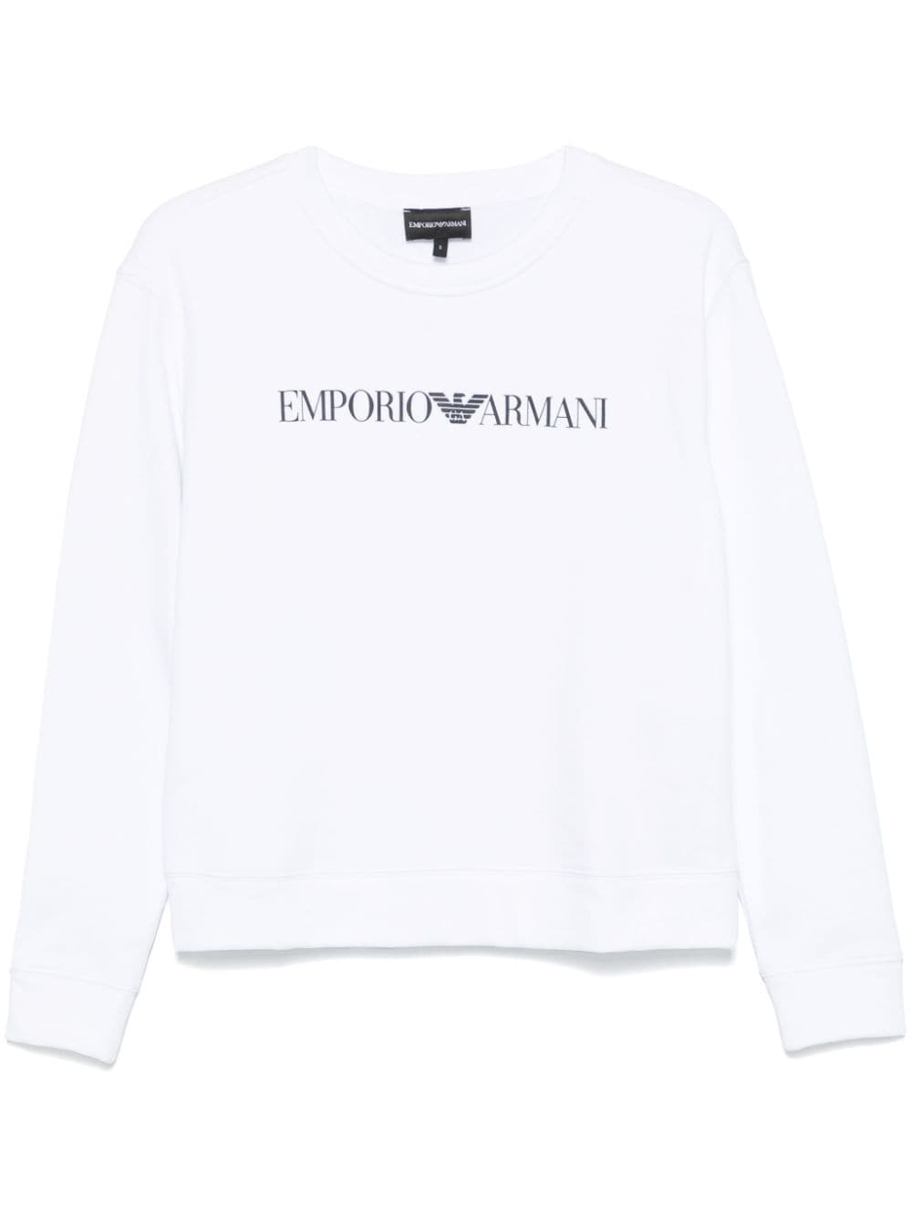 Emporio Armani Sweaters Bianco Cotton