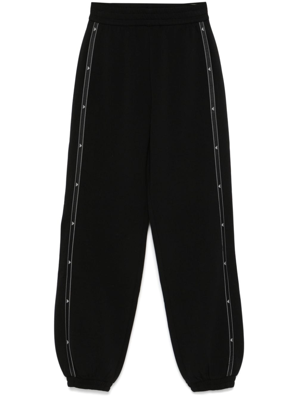 Emporio Armani Trousers Nero Cotton Polyester Elastane
