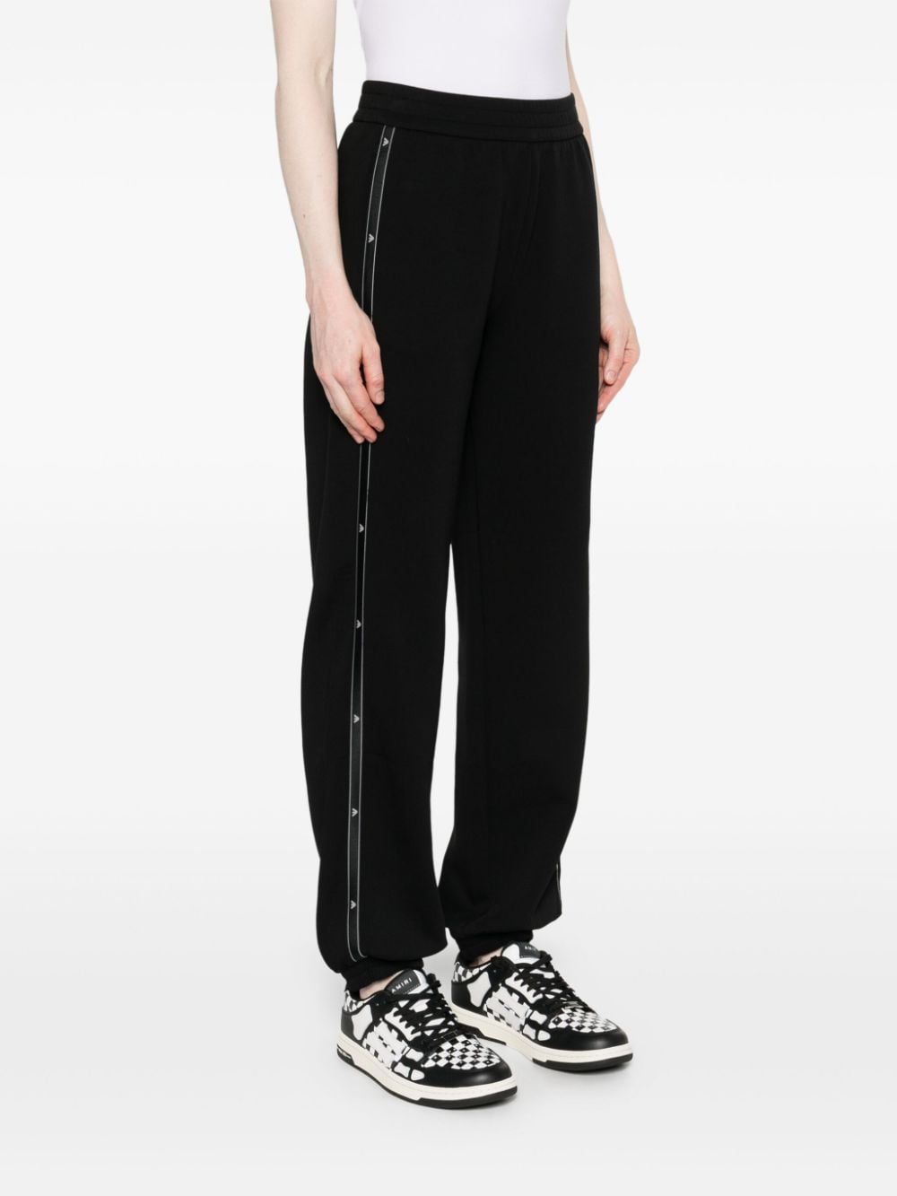 Emporio Armani Trousers Nero Cotton Polyester Elastane
