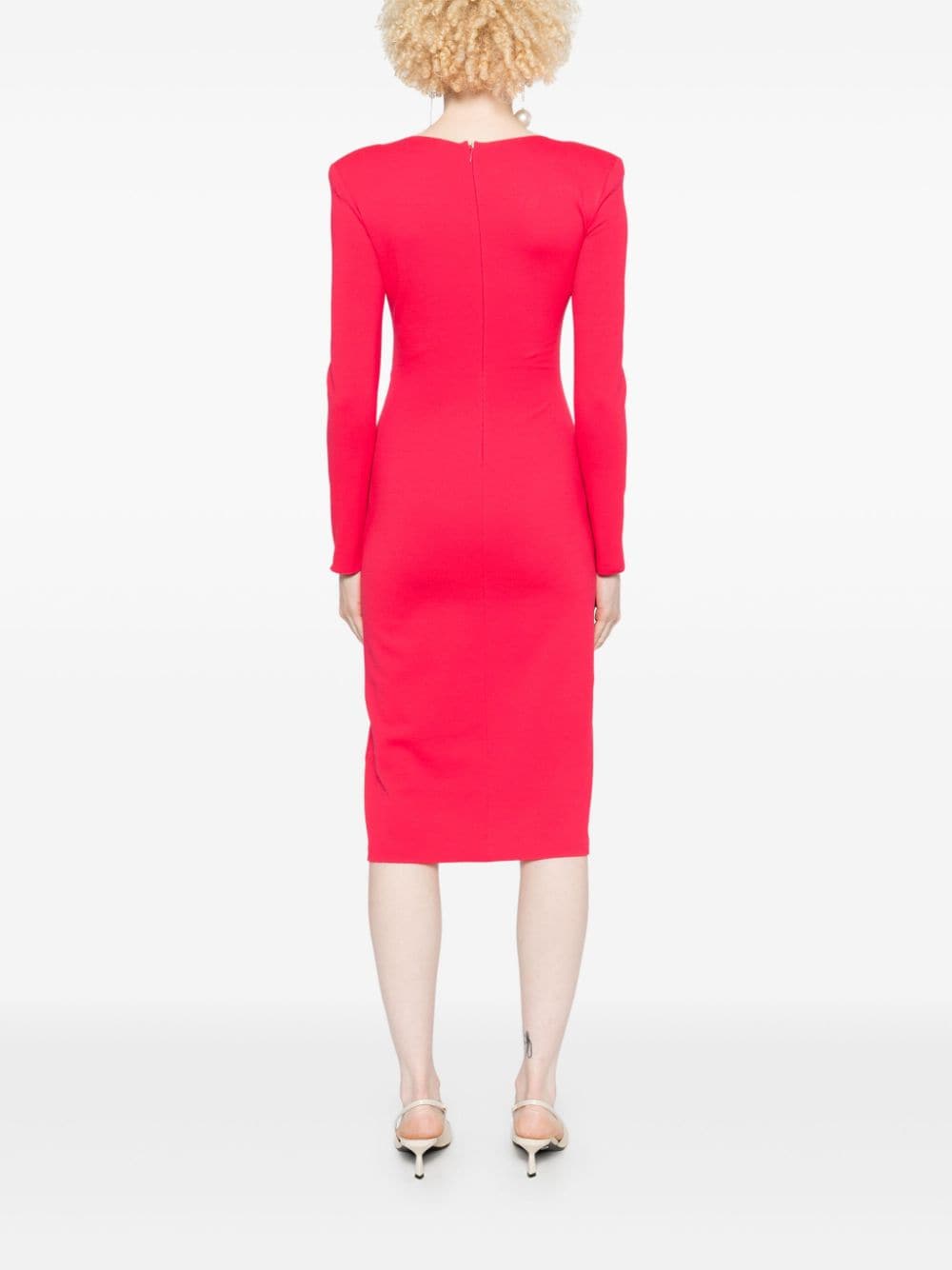 Emporio Armani Dresses Rosso Cotton
