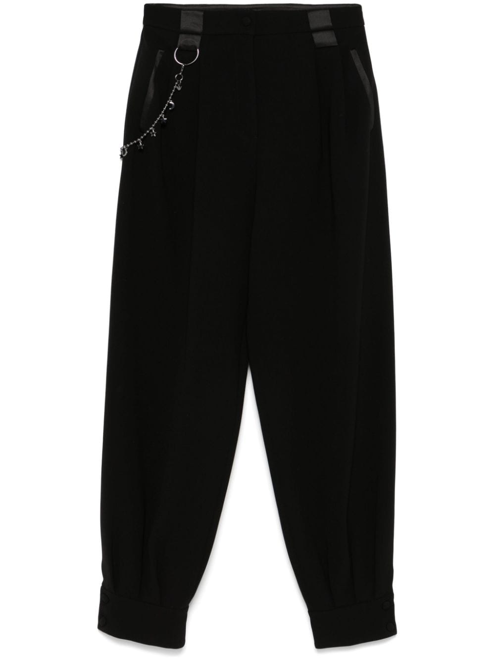 Emporio Armani Capsule Trousers Nero Acetato Polyester