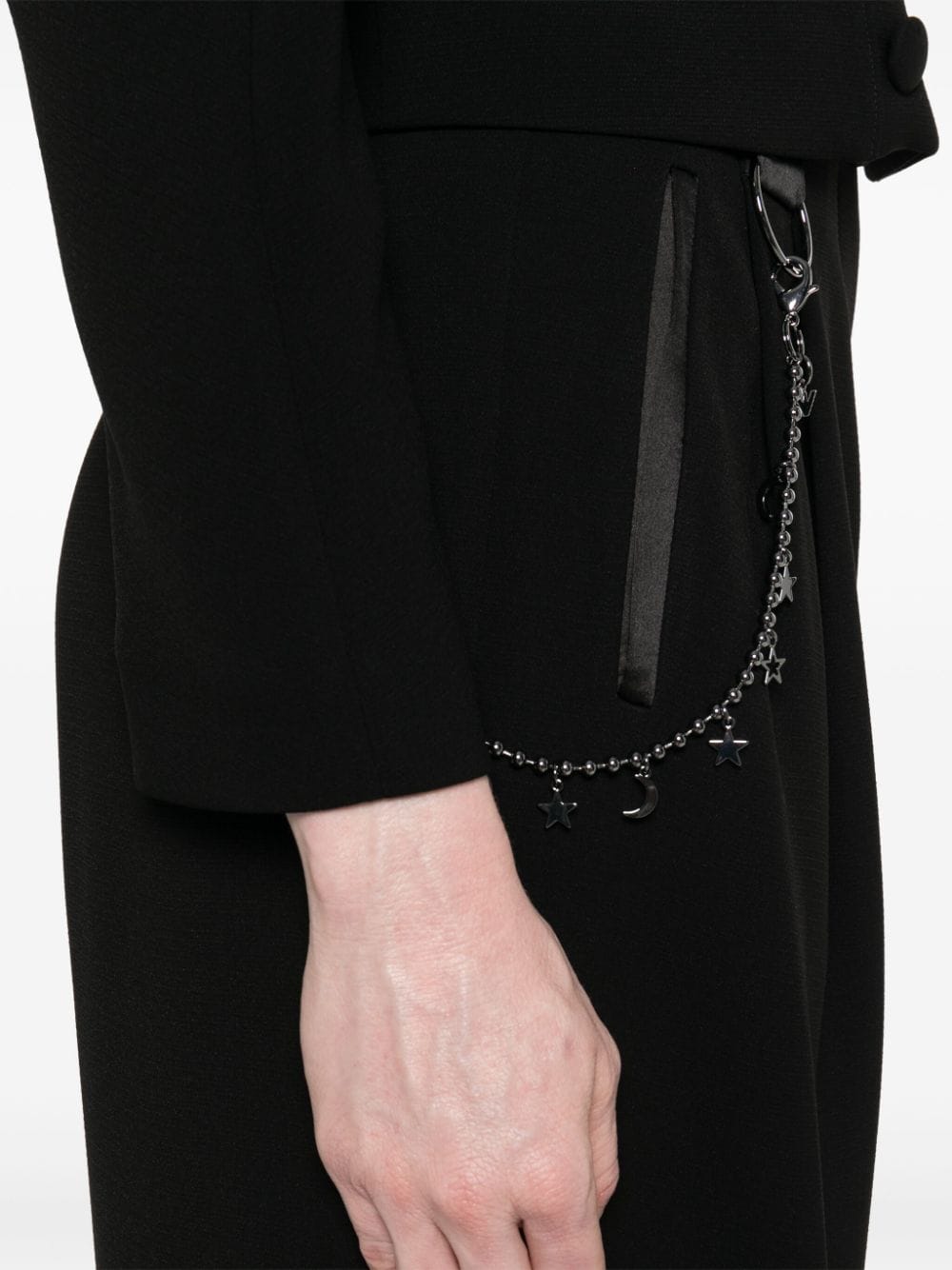 Emporio Armani Capsule Trousers Nero Acetato Polyester